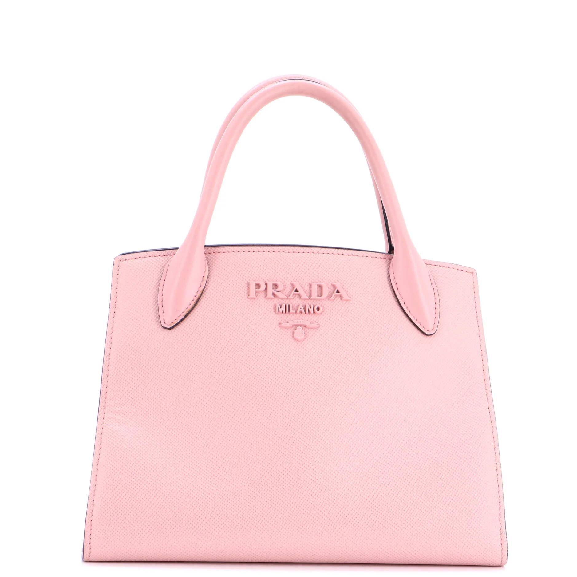 Monochrome Tote Saffiano with City Calf Small
