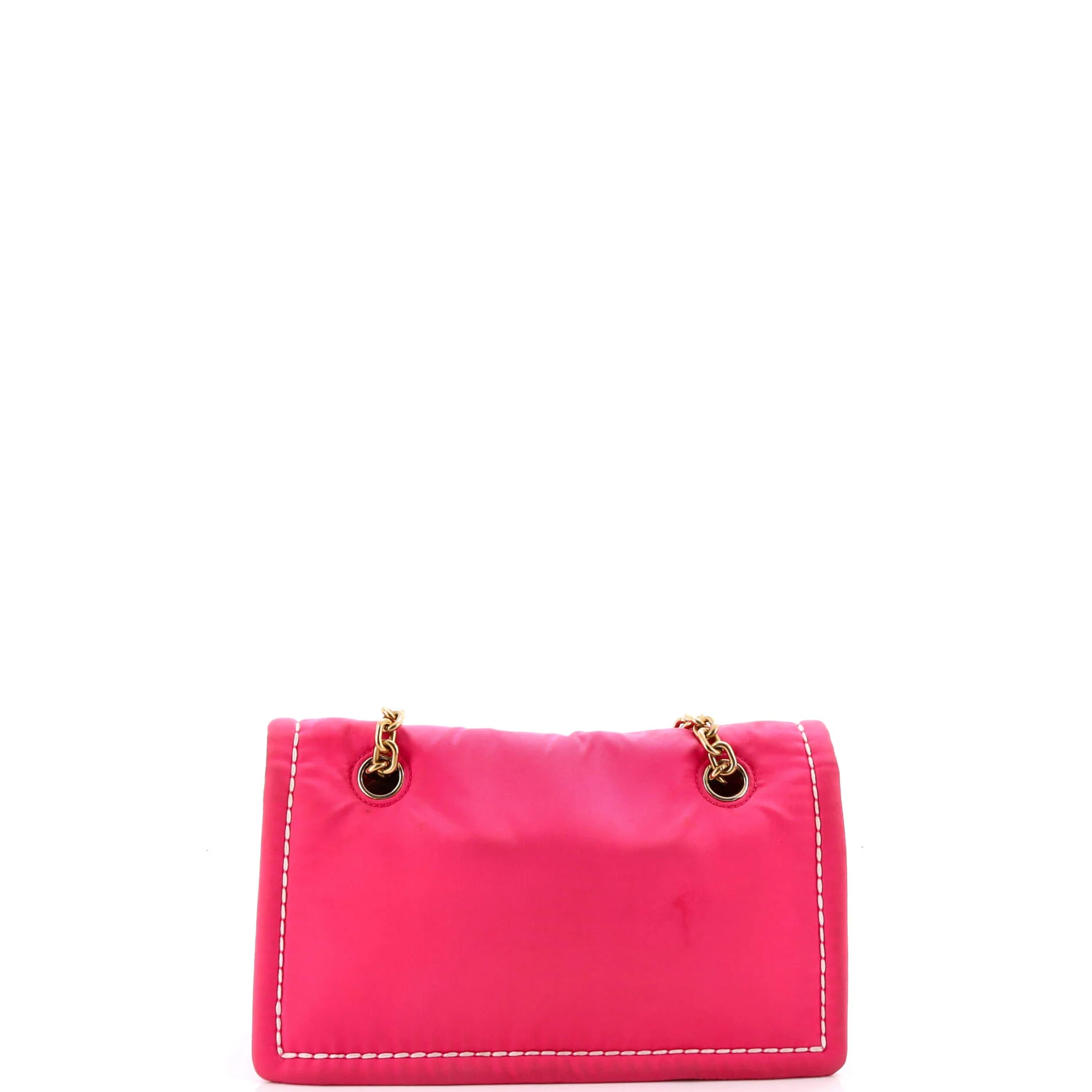 Padded Chain Flap Bag Tessuto Medium - Image 3