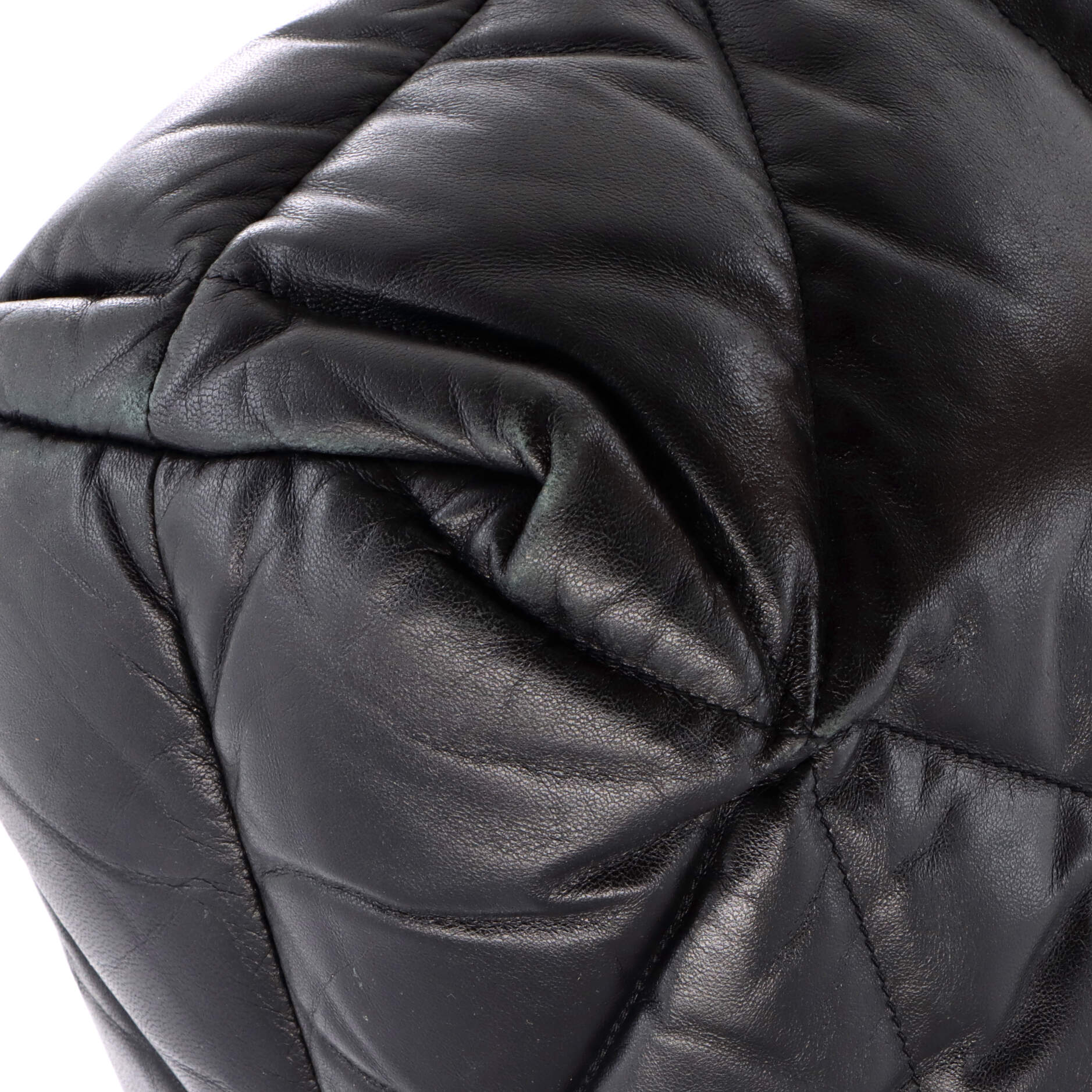 Padded Tote Bag Quilted Nappa Leather Large - Image 6