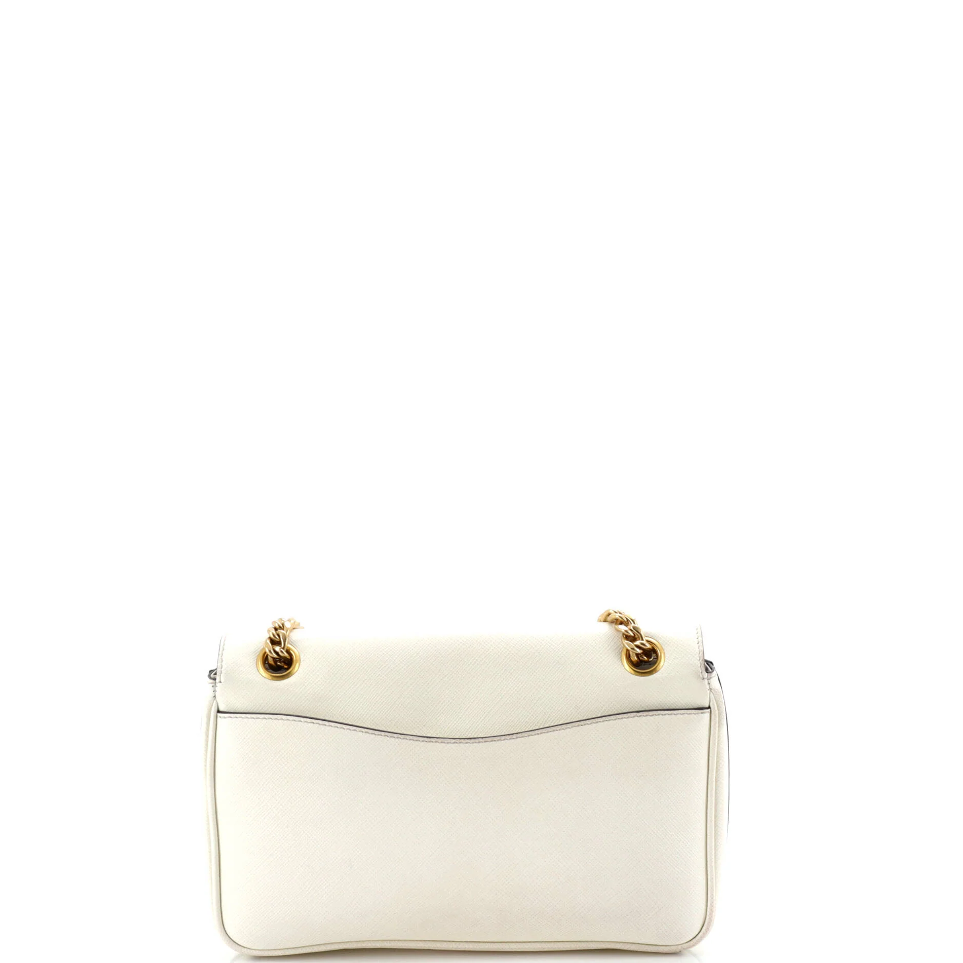 Pattina Flap Shoulder Bag Saffiano Leather Small - Image 3