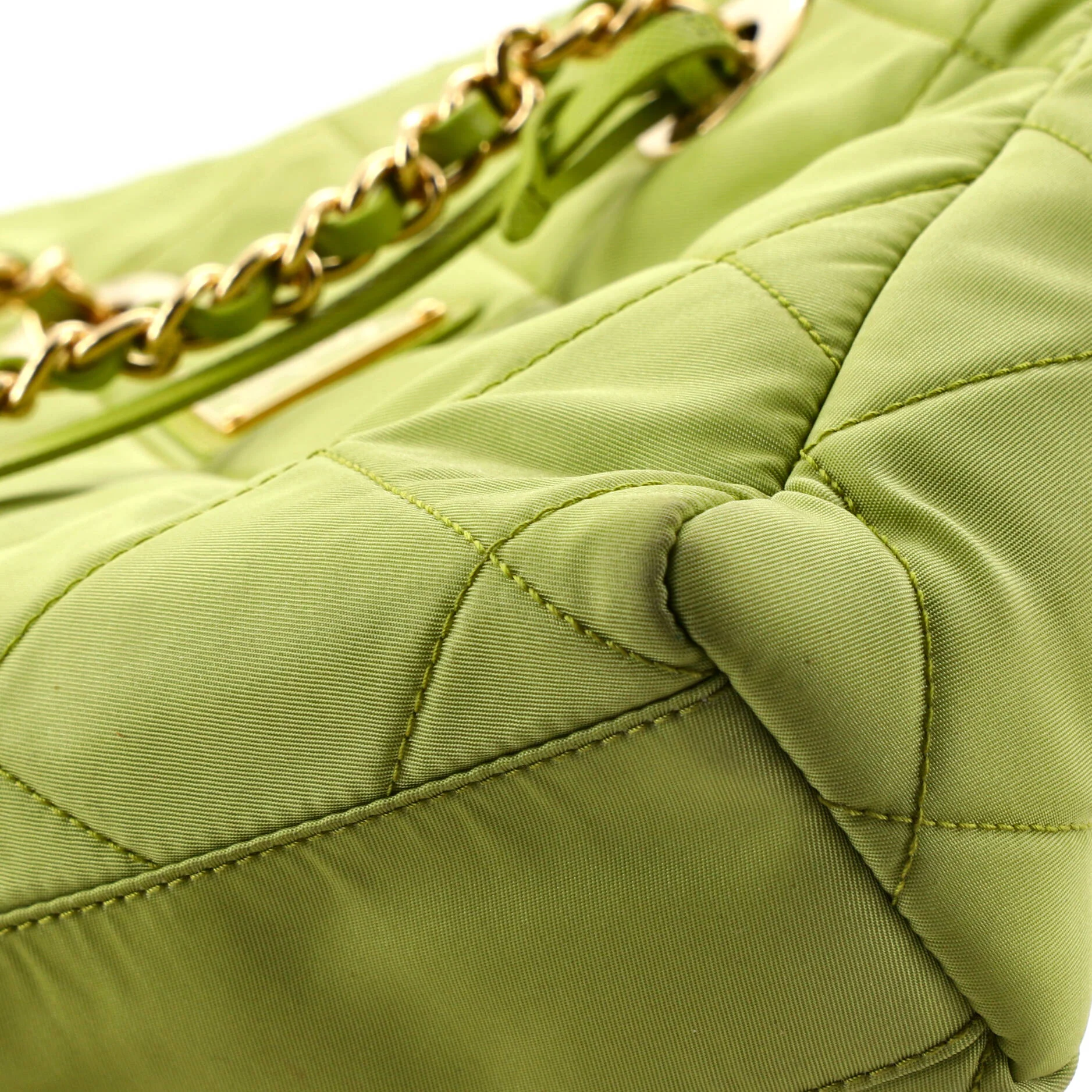 Re-Edition 1995 Chain Tote Quilted Re-Nylon Small - Image 6