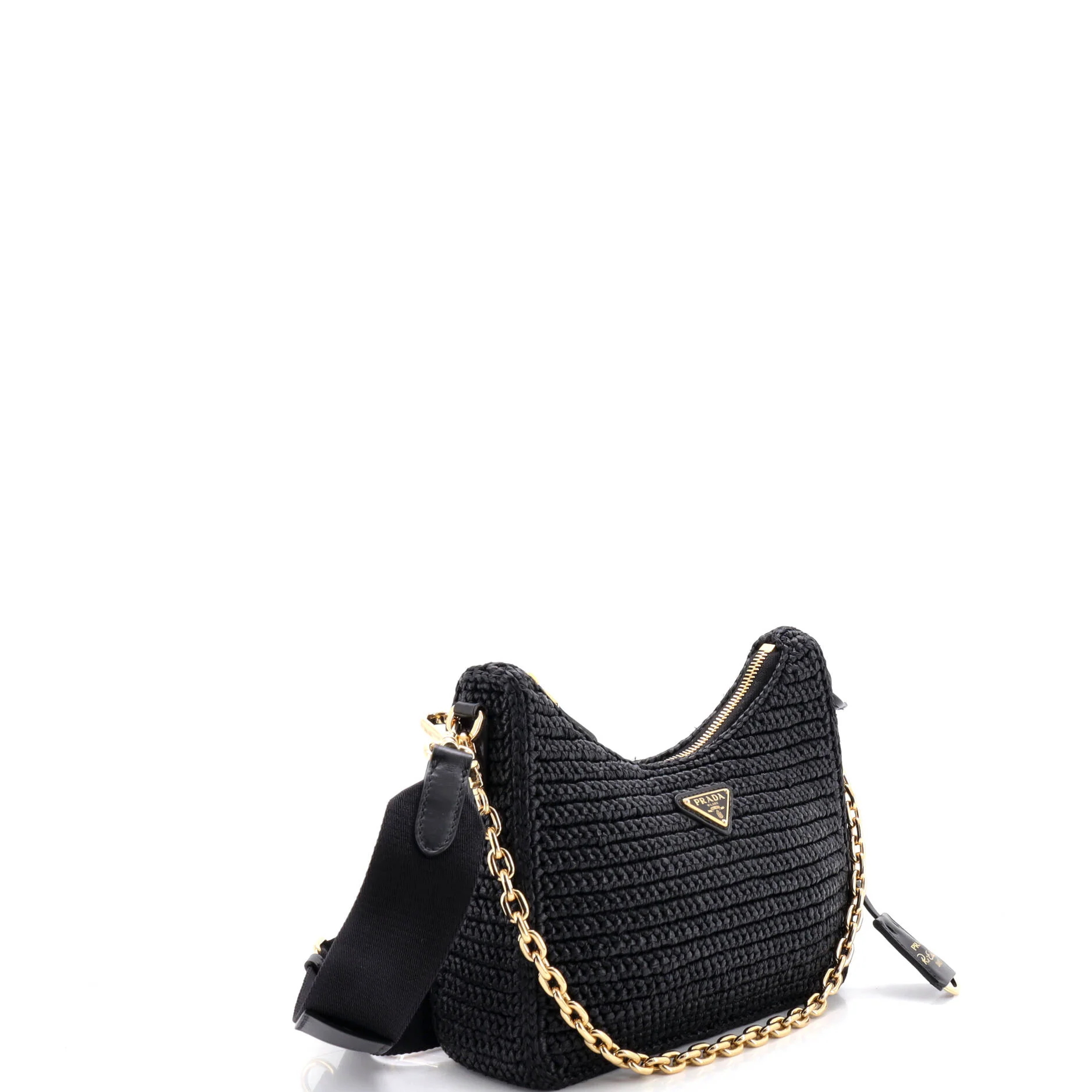 Re-Edition 2005 Shoulder Bag Raffia Small - Image 2