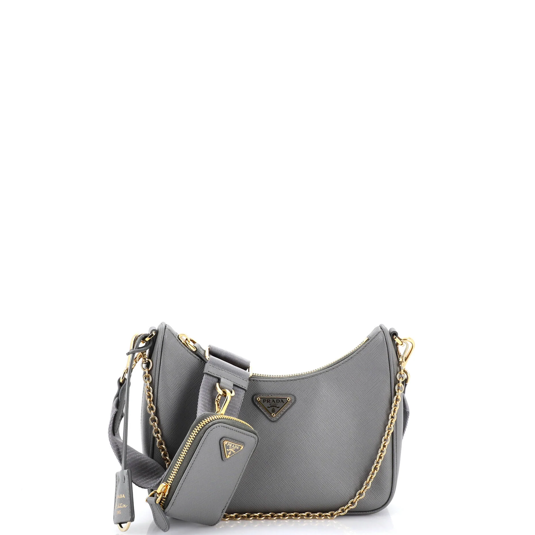 Re-Edition 2005 Shoulder Bag Saffiano Leather Small