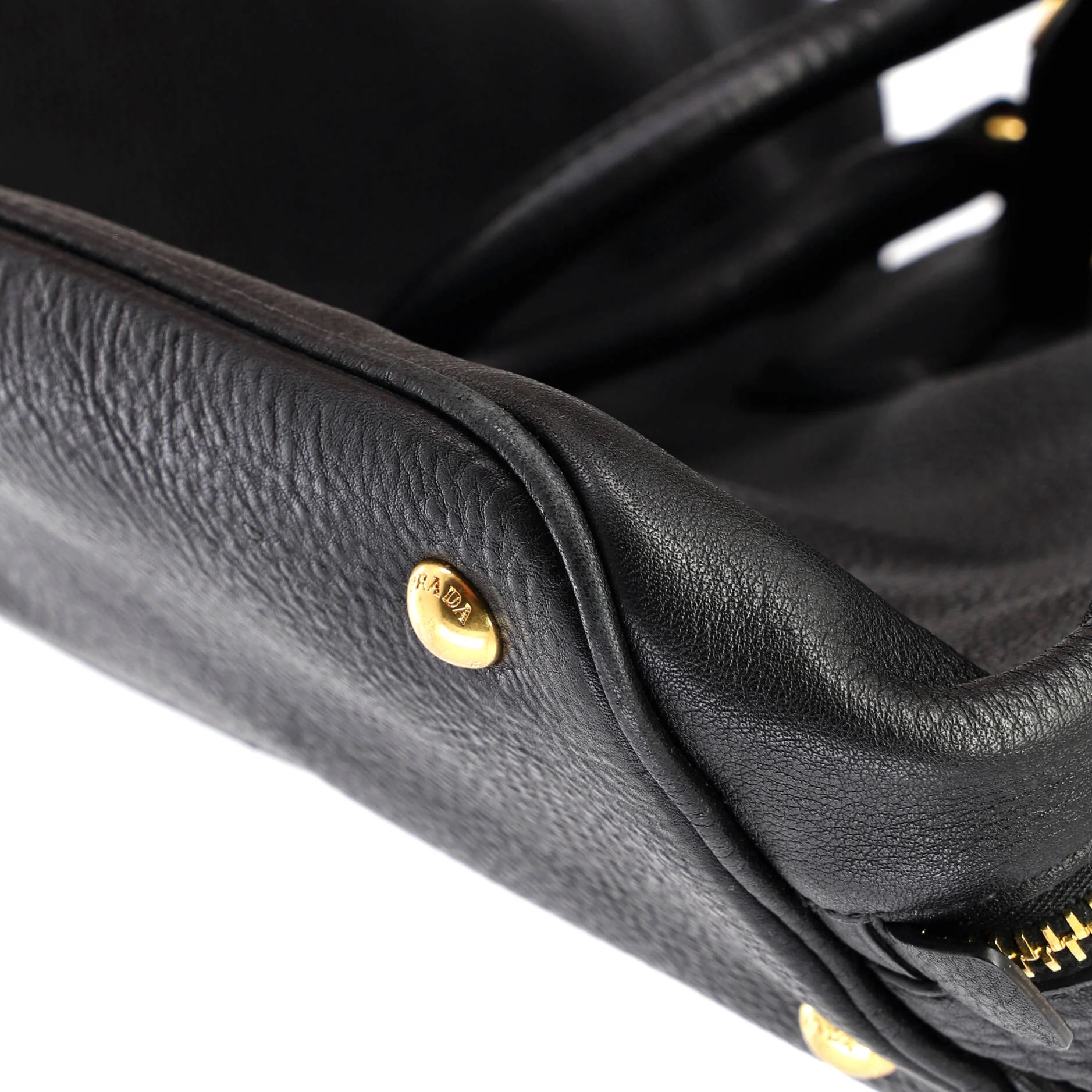 Side Zip Convertible Tote Vitello Daino Large - Image 6