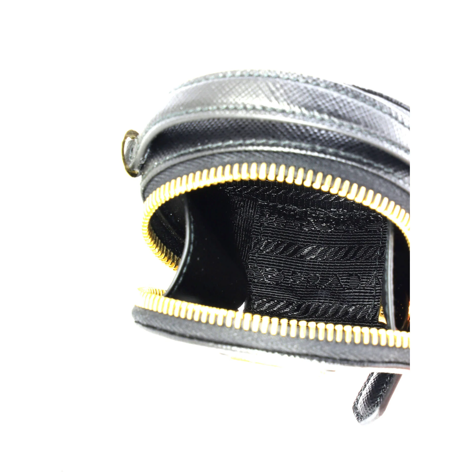 Top Handle Crossbody Pouch Saffiano Leather Mini - Image 5