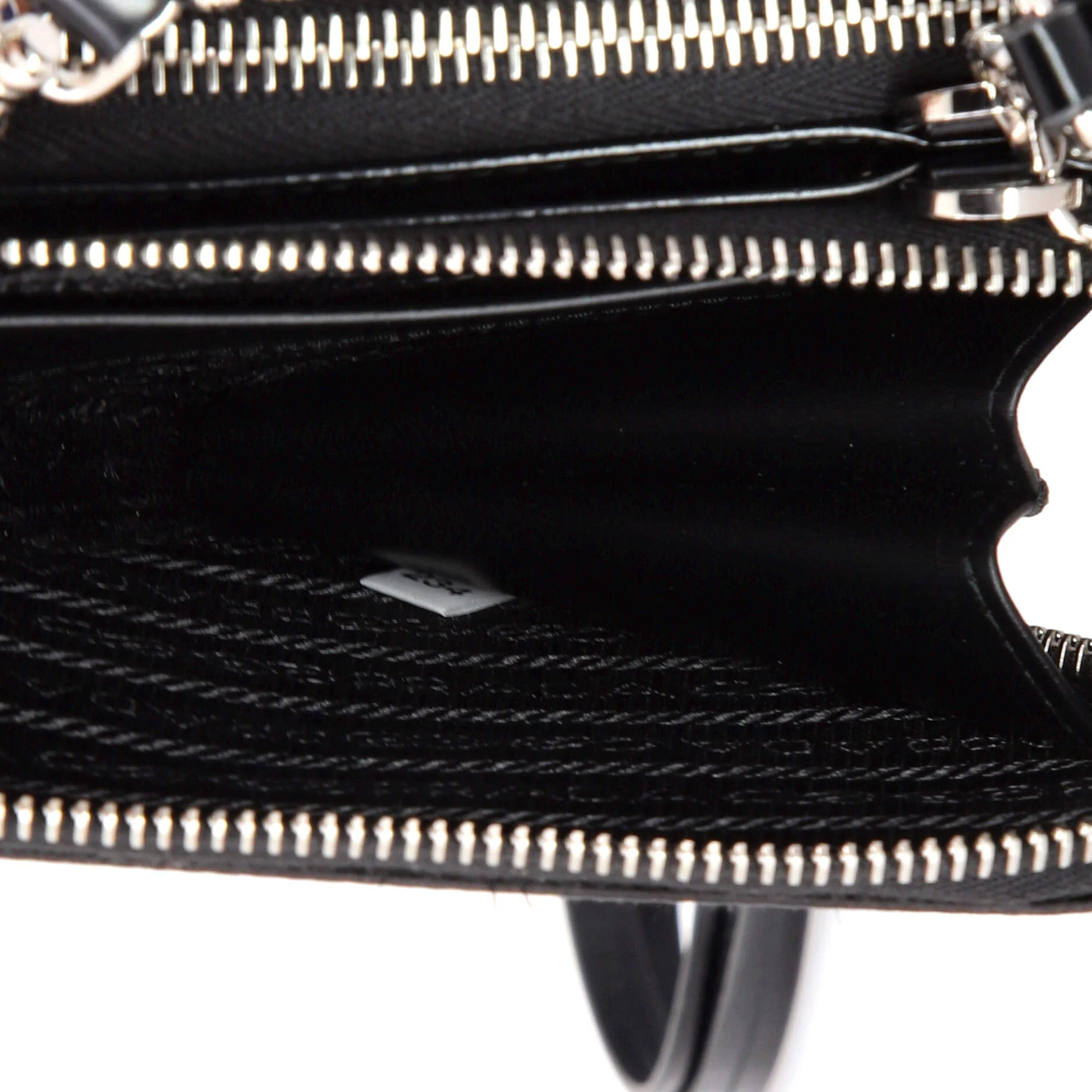 Triangle Double Pouch Crossbody Crystal Embellished Satin Mini - Image 5