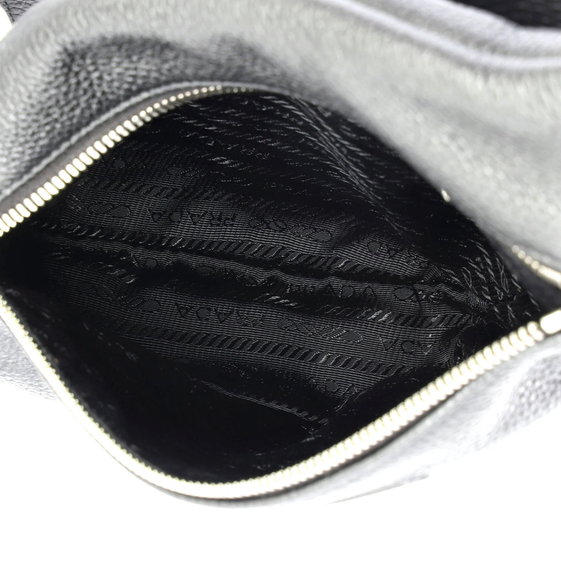 Triangle Logo Sling Bag Leather - Image 5