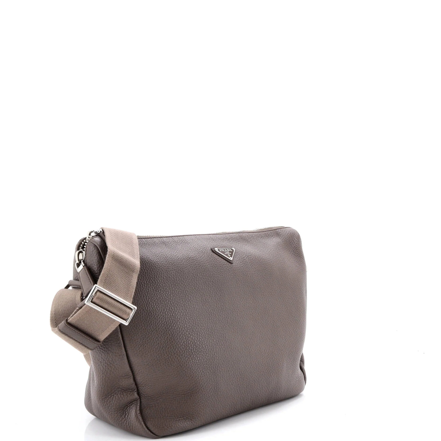Zip Shoulder Bag Vitello Daino Large - Image 2