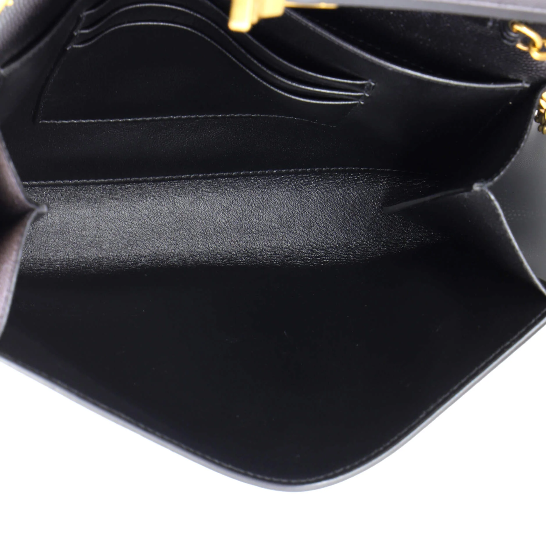 Cassandra Chain Shoulder Bag Leather Small - Image 5