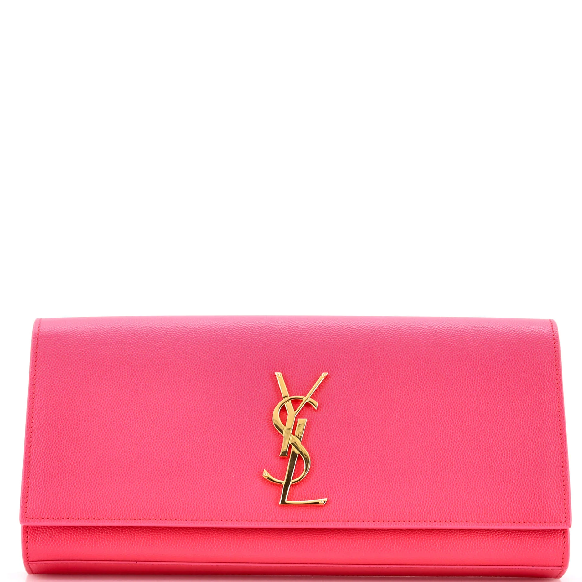 Classic Monogram Clutch Leather Long