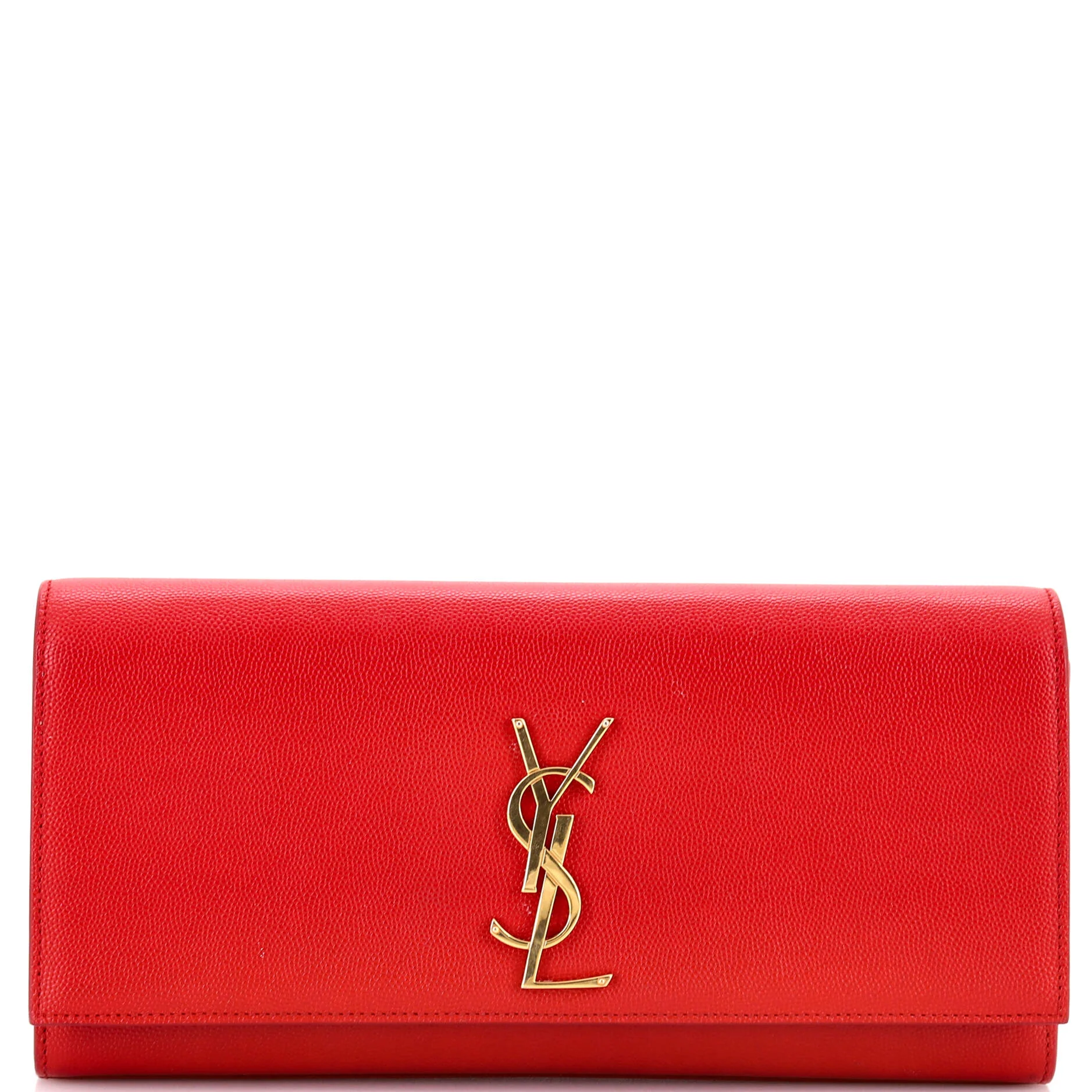 Classic Monogram Clutch Leather Long