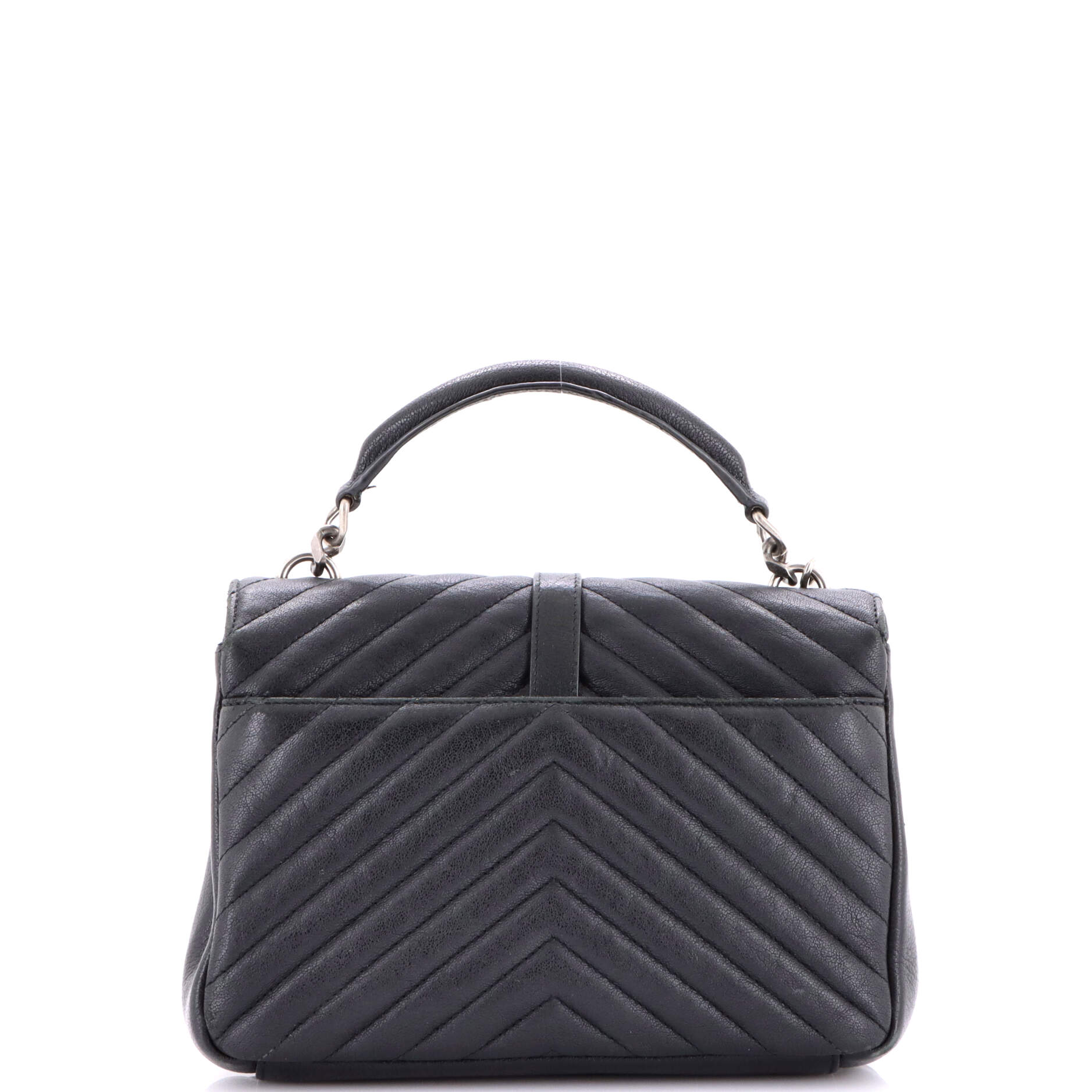 Classic Monogram College Bag Matelasse Chevron Leather Medium - Image 3