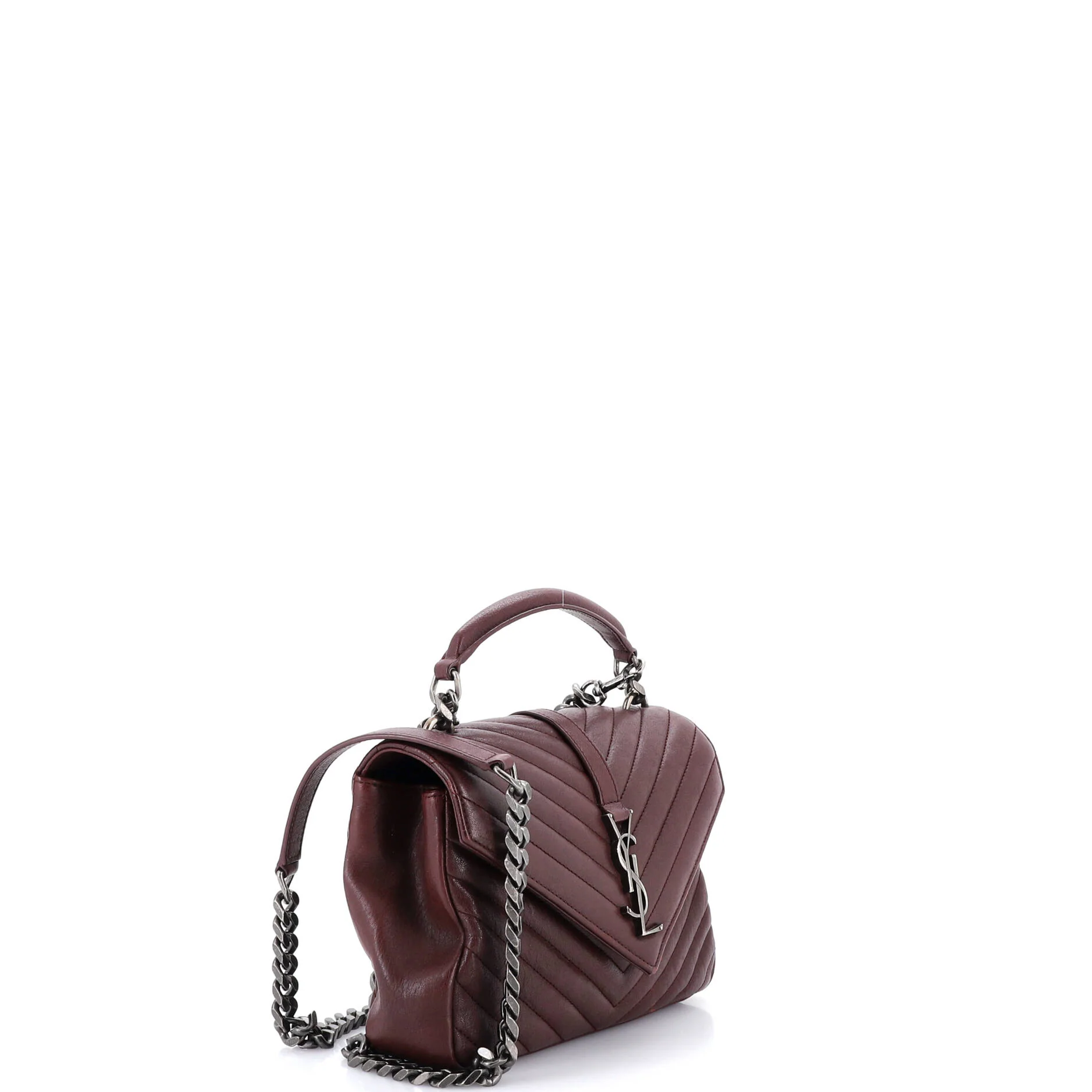 Classic Monogram College Bag Matelasse Chevron Leather Medium - Image 2