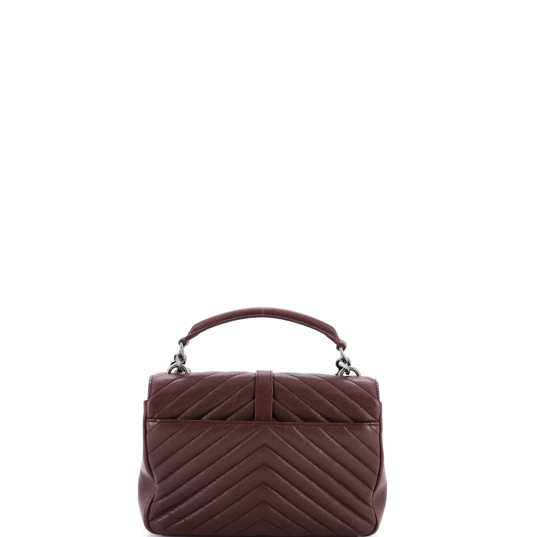 Classic Monogram College Bag Matelasse Chevron Leather Medium - Image 3