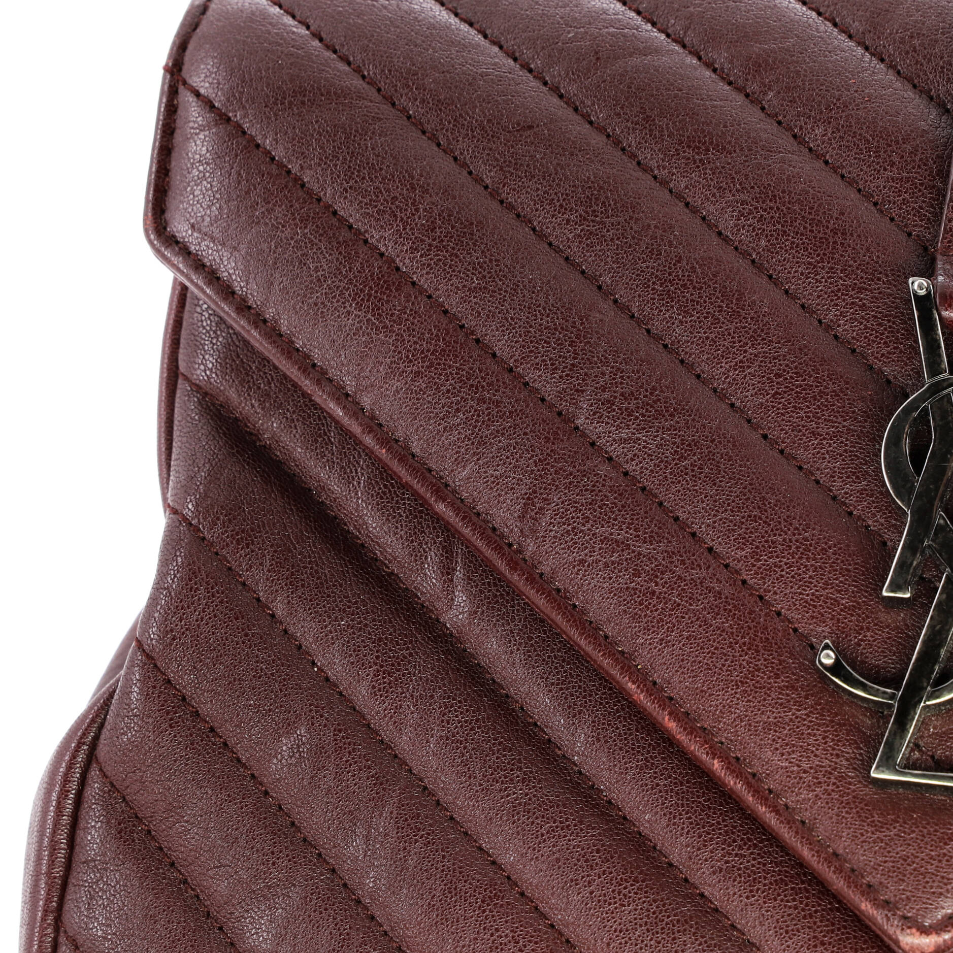Classic Monogram College Bag Matelasse Chevron Leather Medium - Image 7