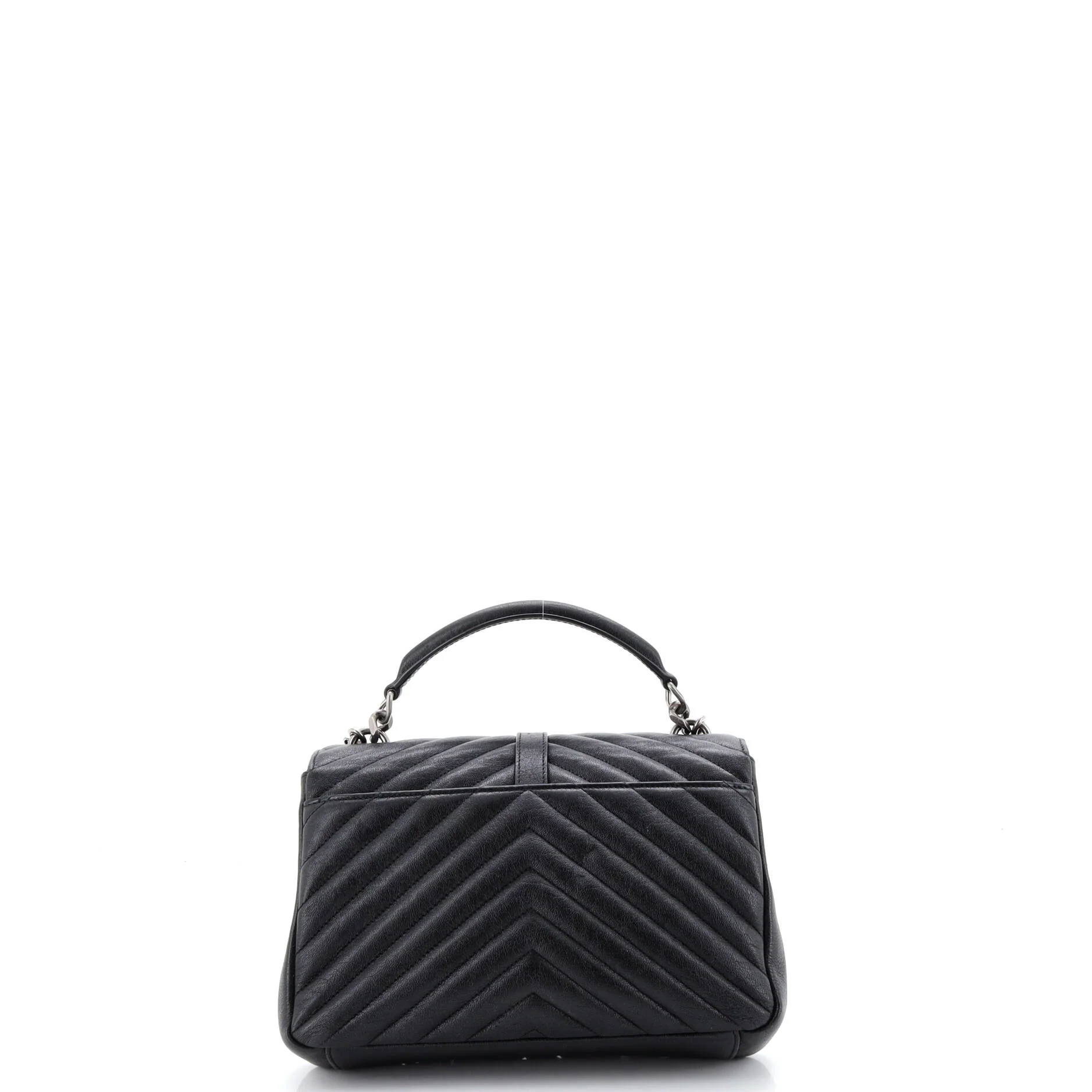Classic Monogram College Bag Matelasse Chevron Leather Medium - Image 3