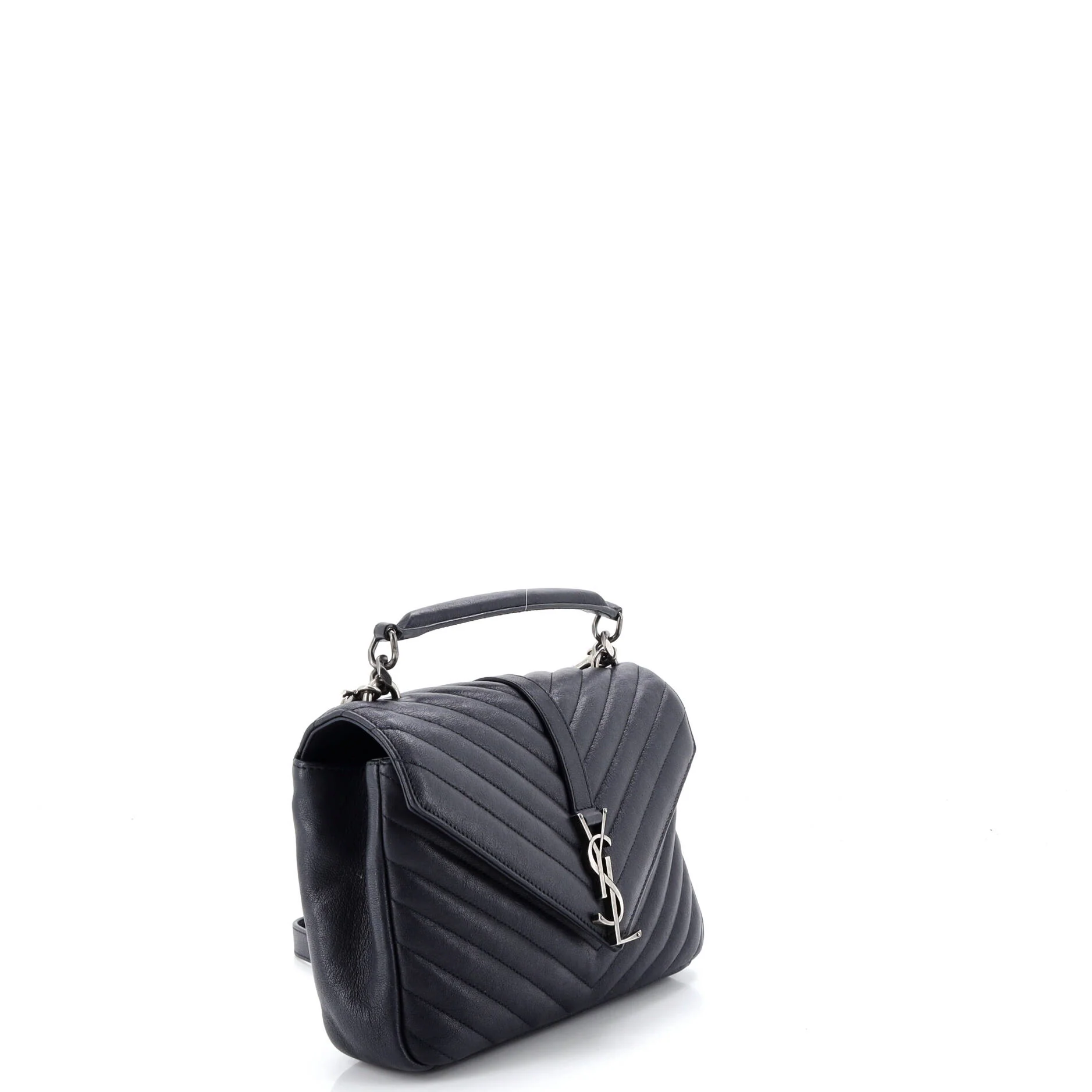 Classic Monogram College Bag Matelasse Chevron Leather Medium - Image 2