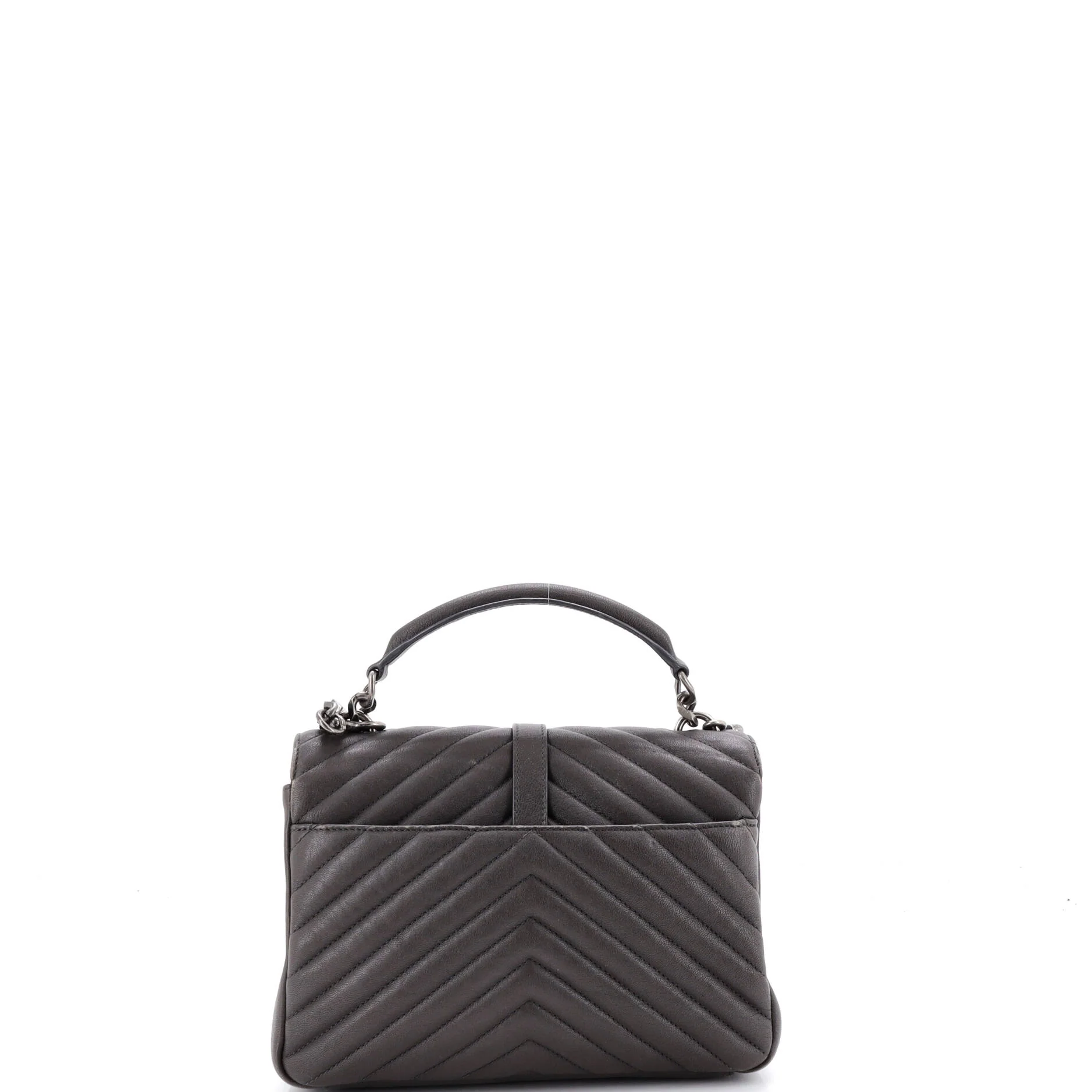 Classic Monogram College Bag Matelasse Chevron Leather Medium - Image 3