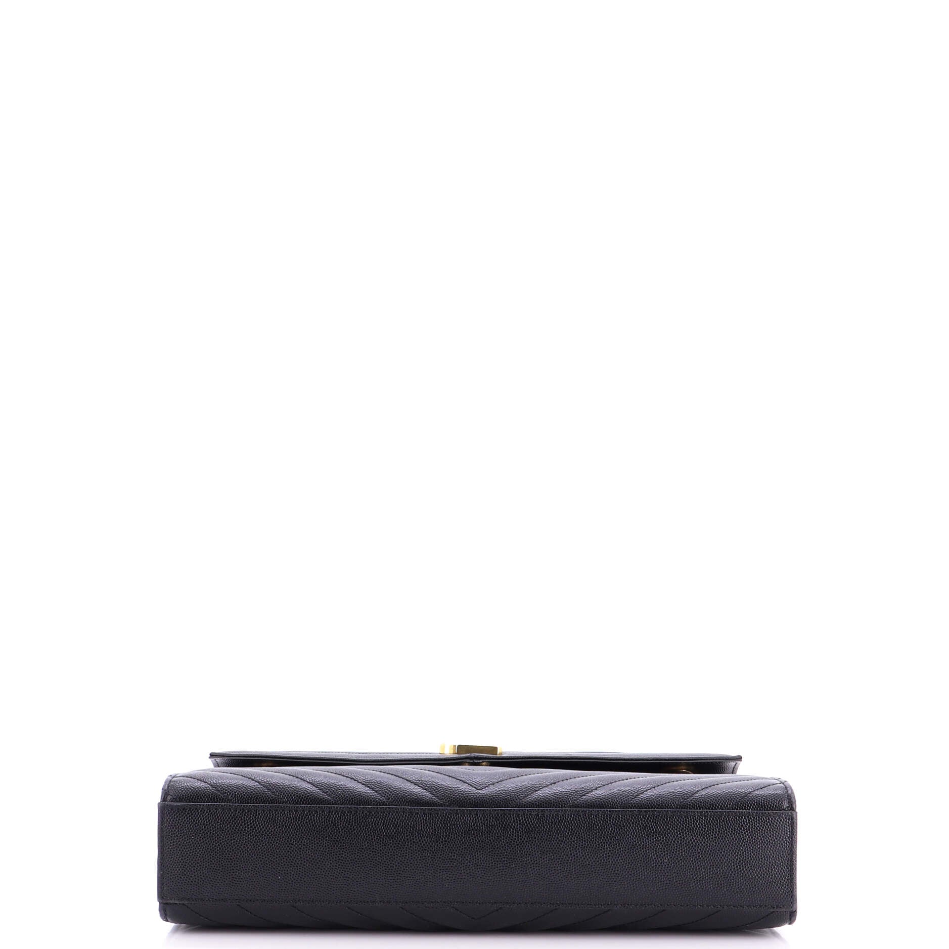 Classic Monogram Envelope Satchel Matelasse Chevron Leather Large - Image 4