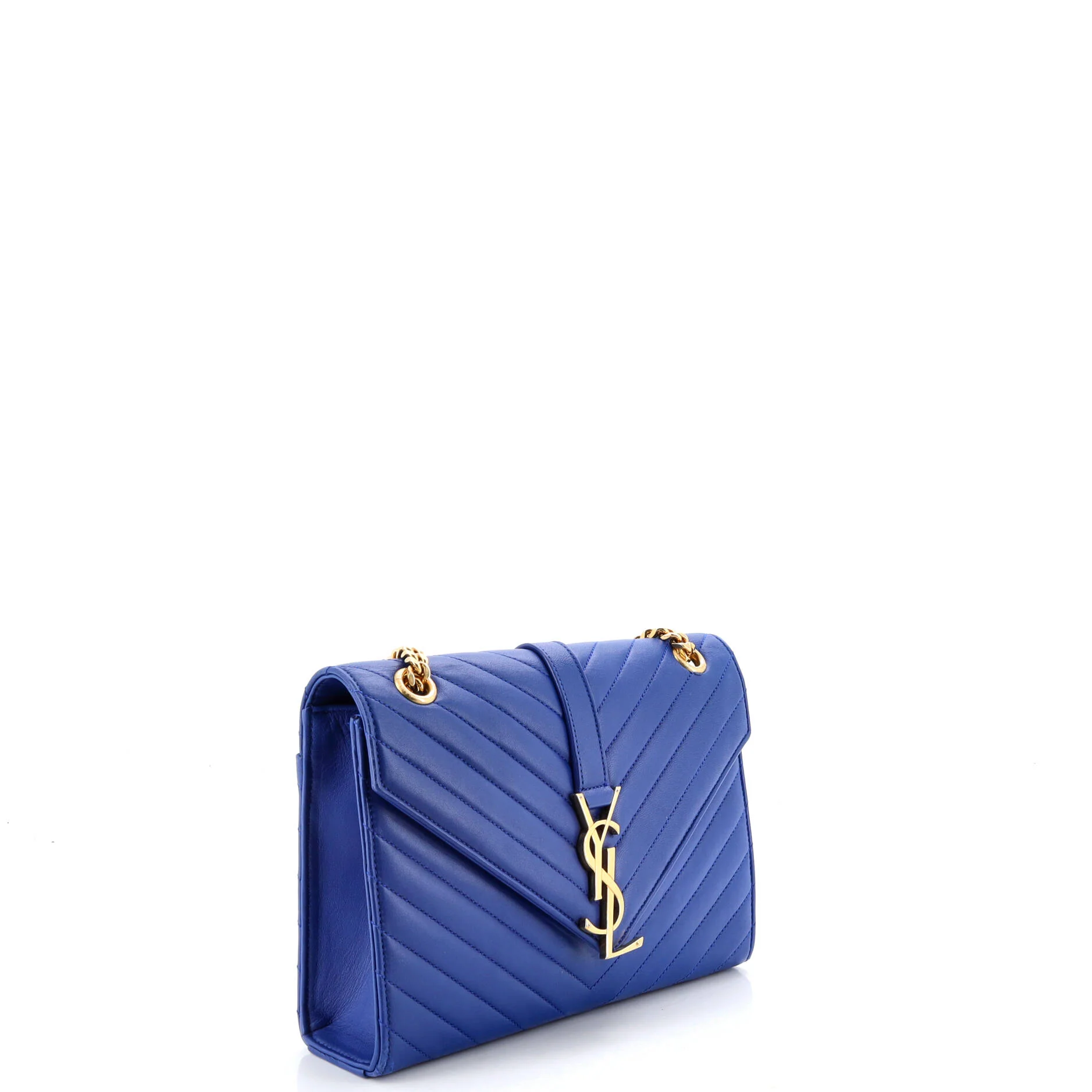 Classic Monogram Envelope Satchel Matelasse Chevron Leather Medium - Image 2