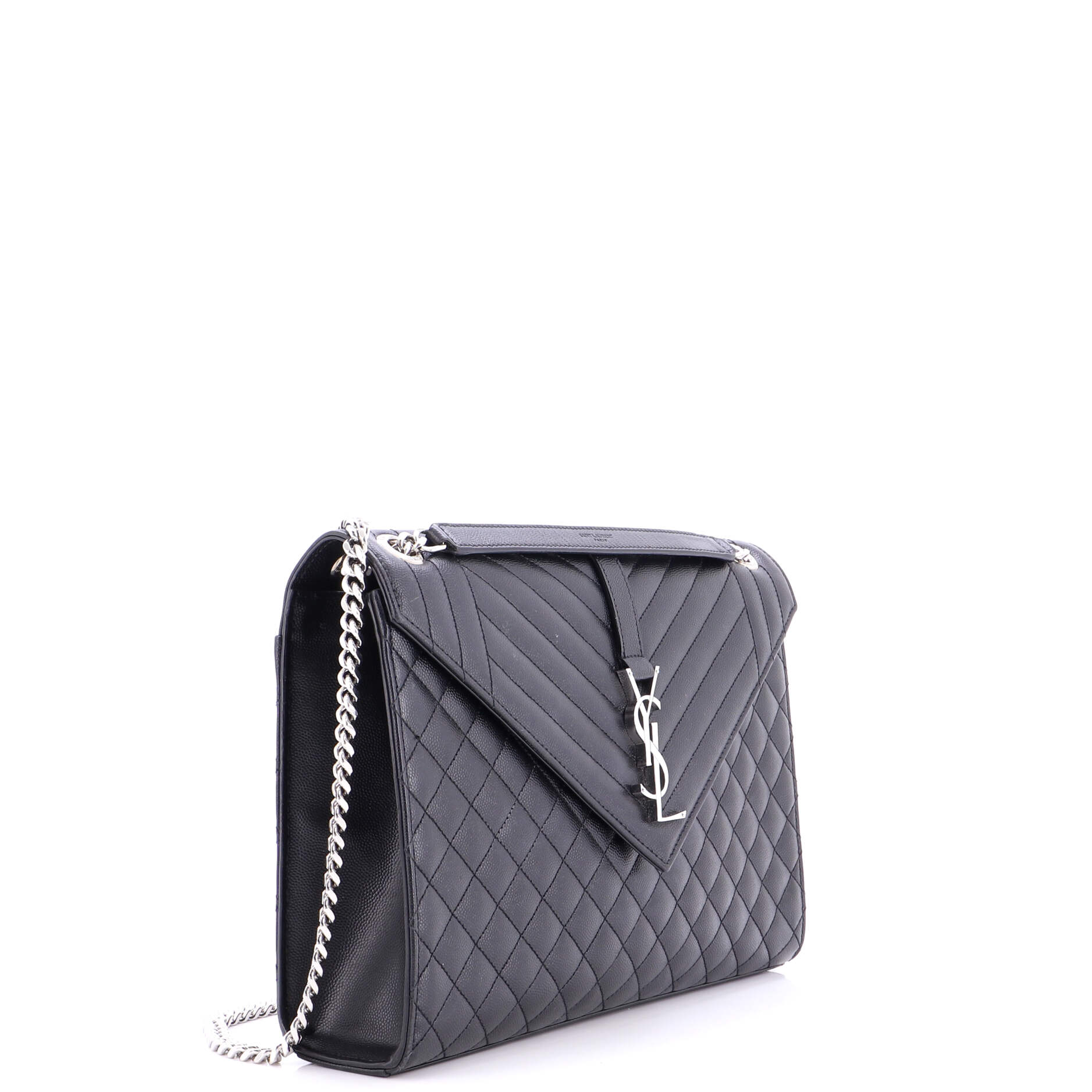 Classic Monogram Envelope Satchel Mixed Matelasse Leather Large - Image 2