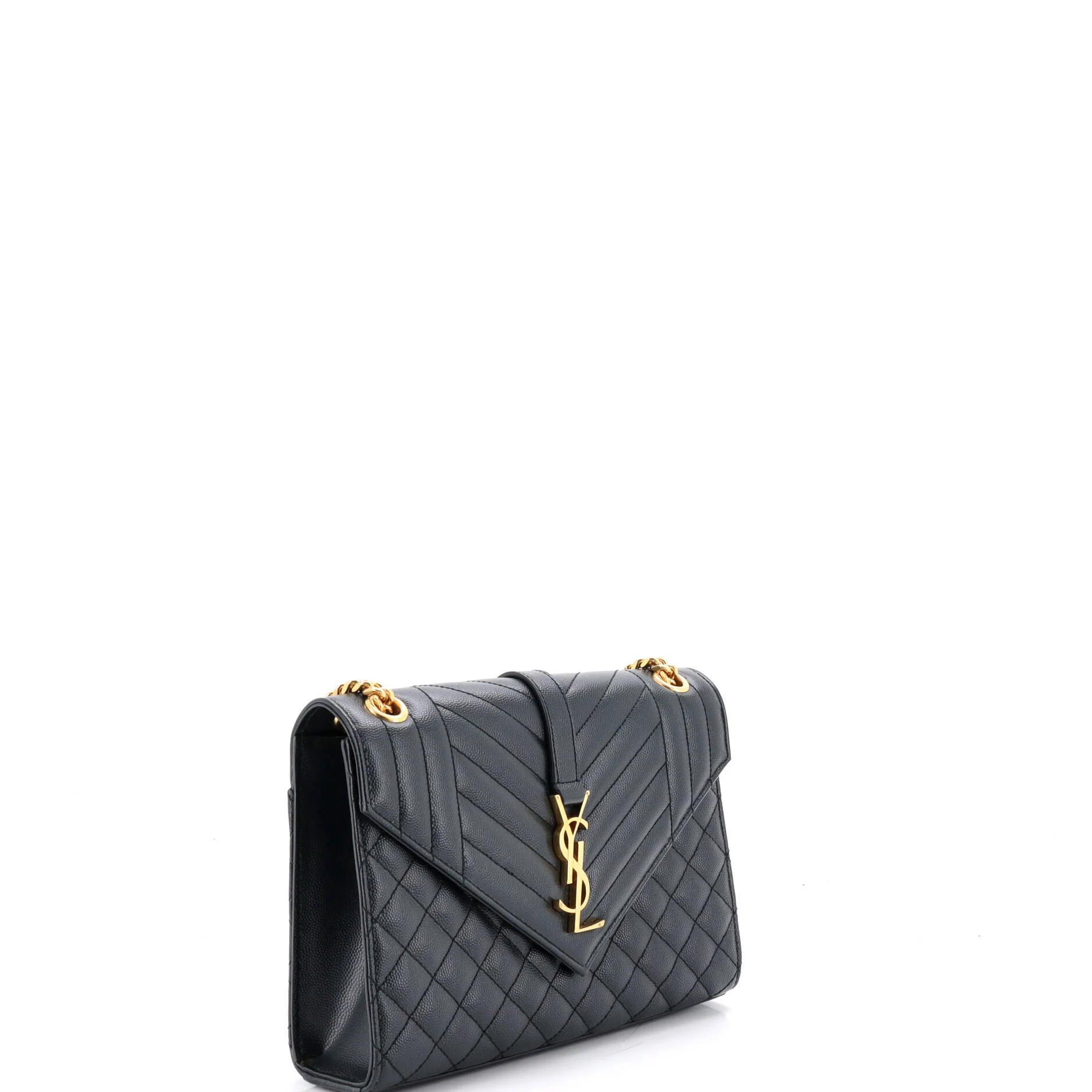 Classic Monogram Envelope Satchel Mixed Matelasse Leather Medium - Image 2