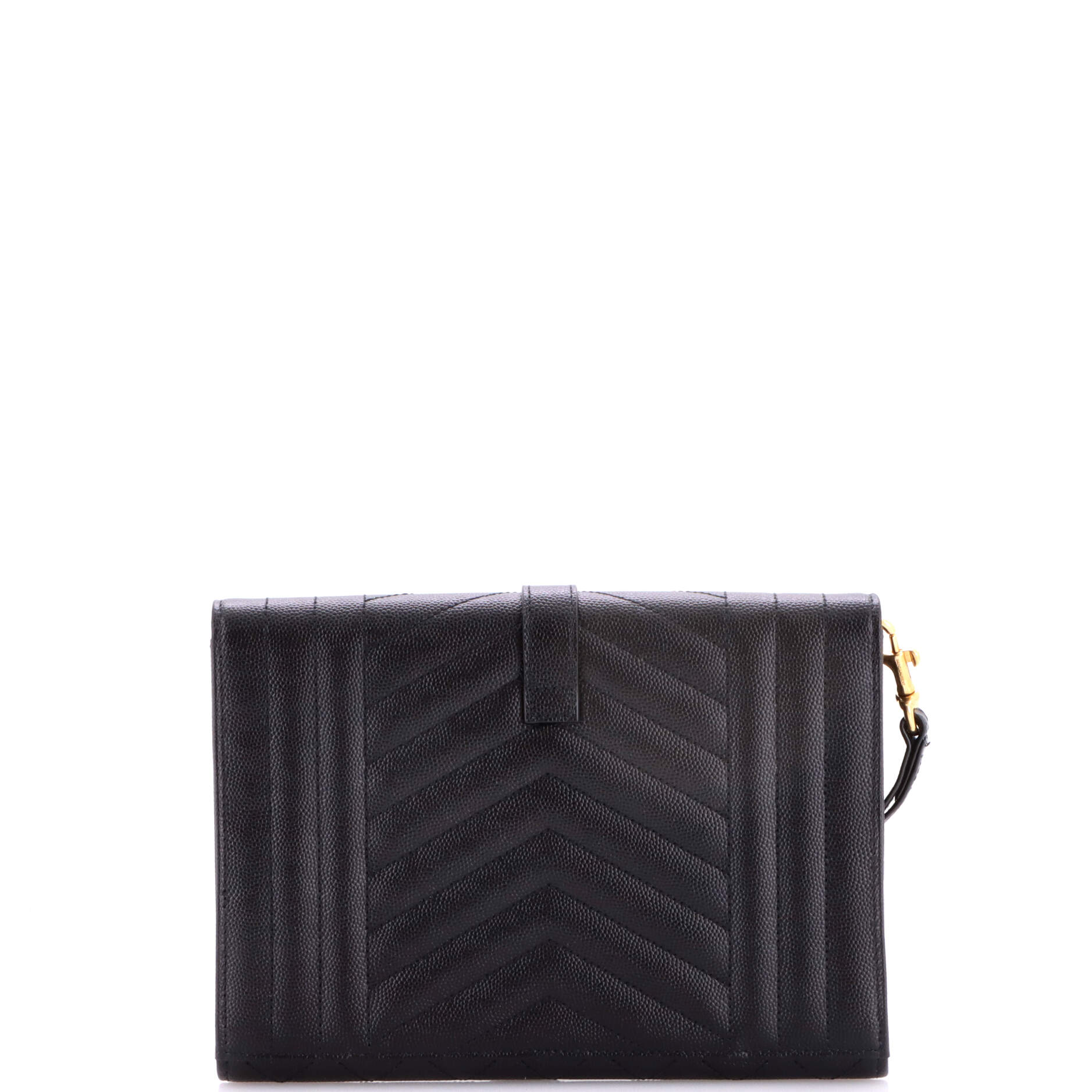 Classic Monogram Envelope Wristlet Clutch Mixed Matelasse Leather - Image 3
