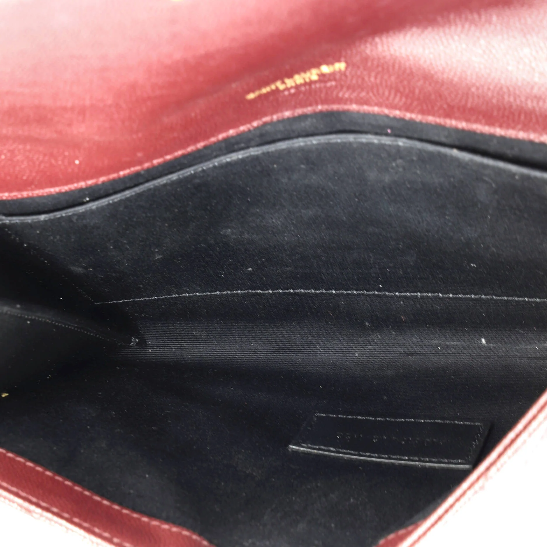 Classic Monogram Envelope Wristlet Clutch Mixed Matelasse Leather - Image 5