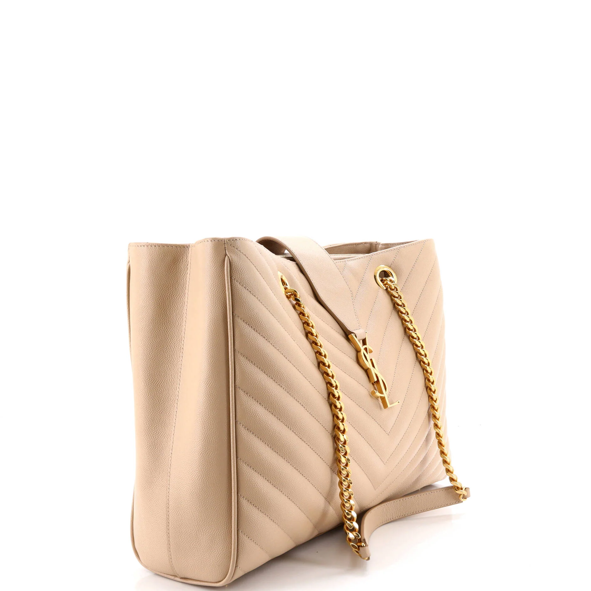 Classic Monogram Shopper Matelasse Chevron Leather Large - Image 2