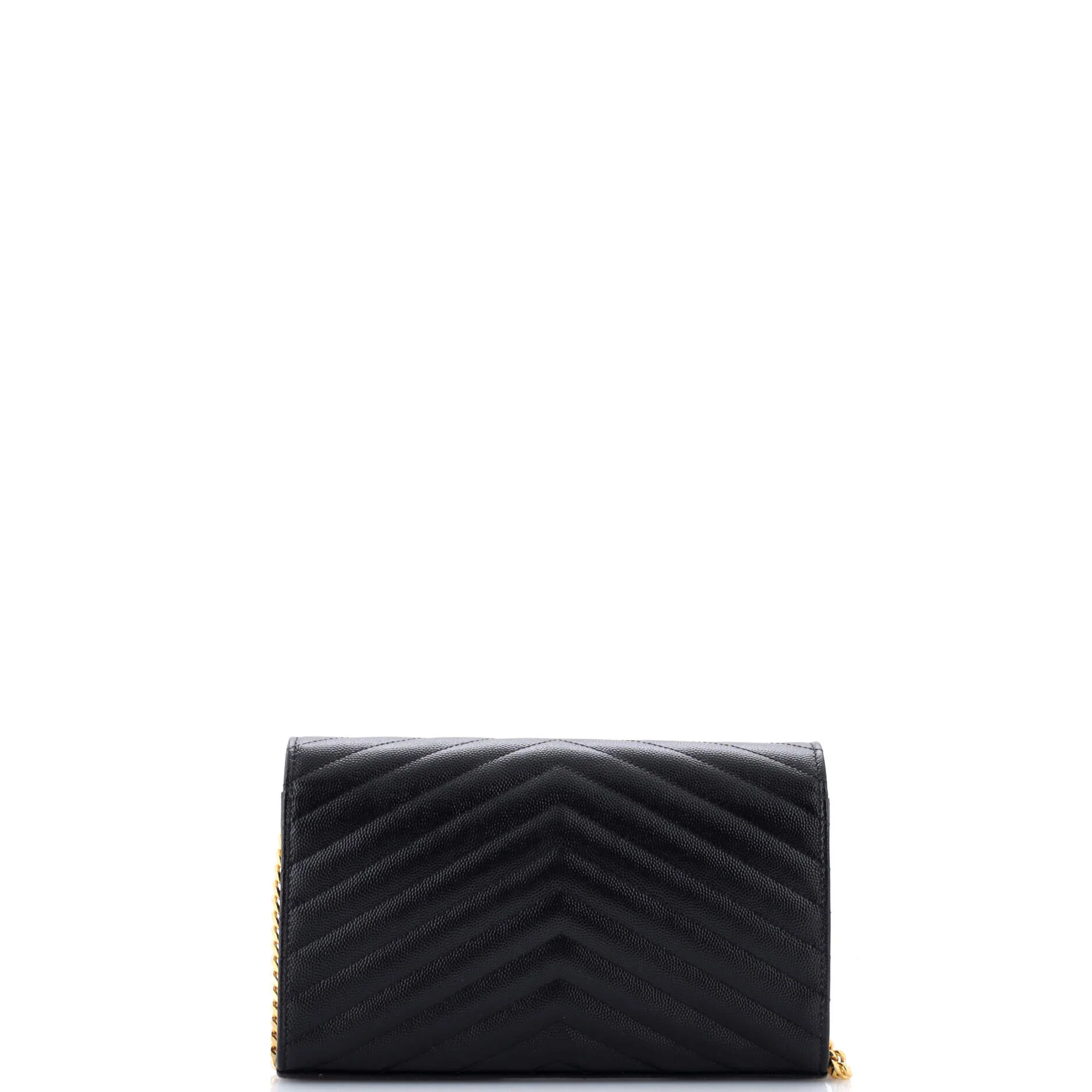 Classic Monogram Wallet on Chain Matelasse Chevron Leather Medium - Image 3