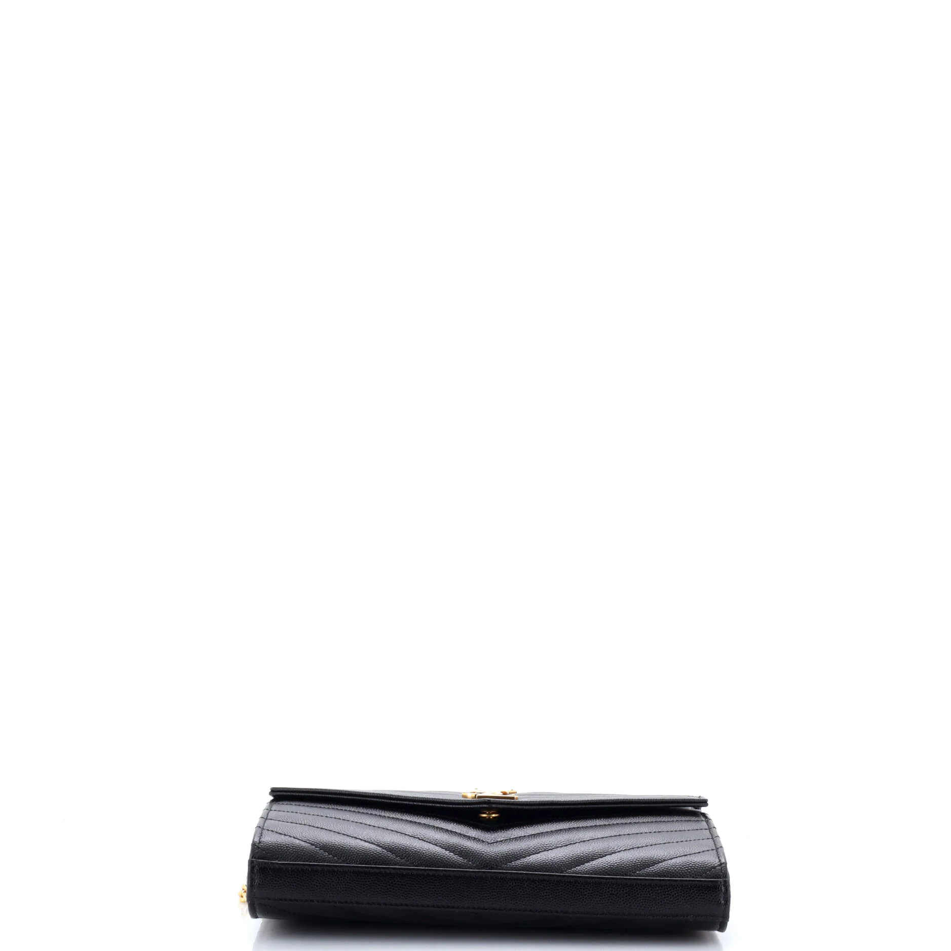 Classic Monogram Wallet on Chain Matelasse Chevron Leather Medium - Image 4