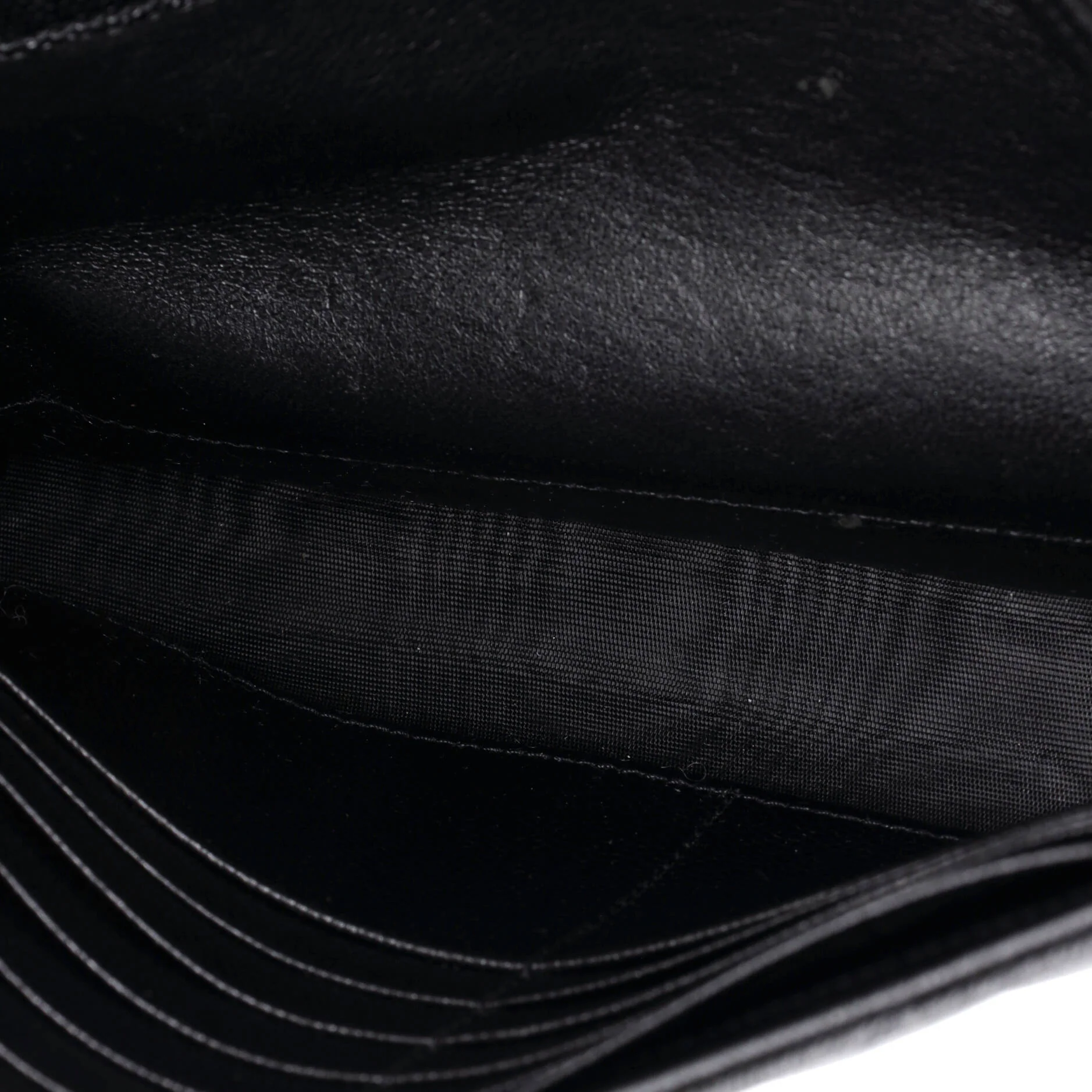 Classic Monogram Wallet on Chain Matelasse Chevron Leather Medium - Image 5