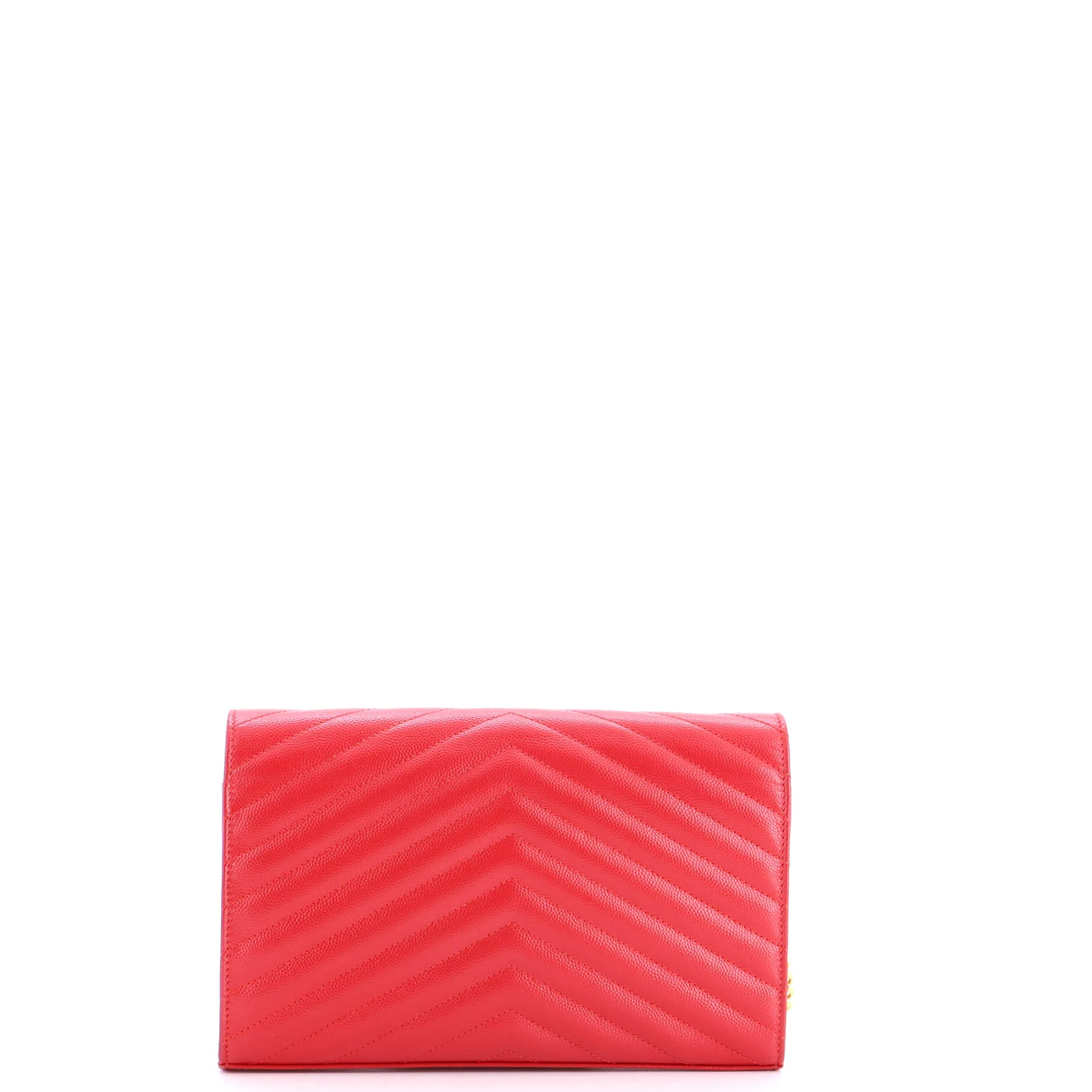 Classic Monogram Wallet on Chain Matelasse Chevron Leather Medium - Image 3