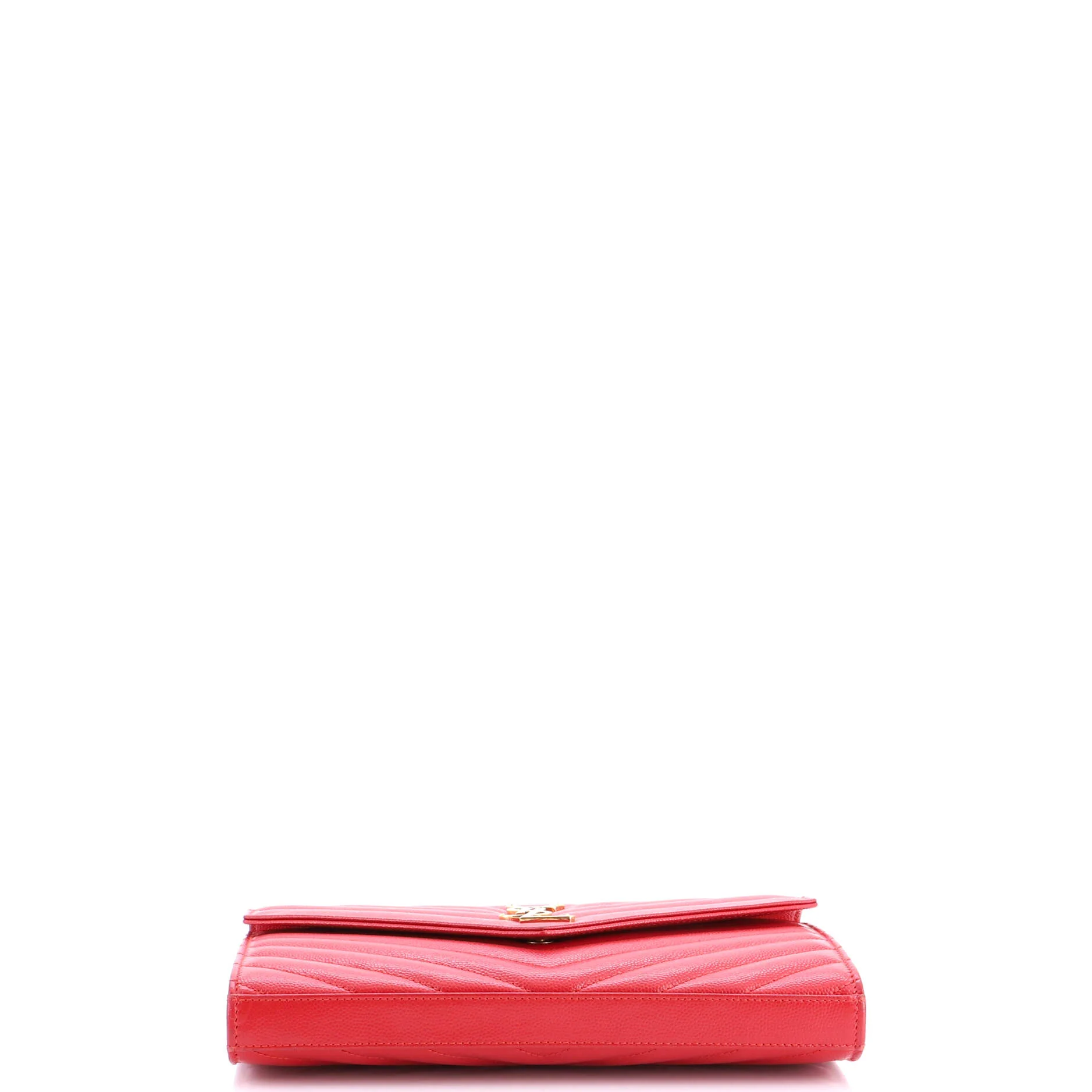 Classic Monogram Wallet on Chain Matelasse Chevron Leather Medium - Image 4