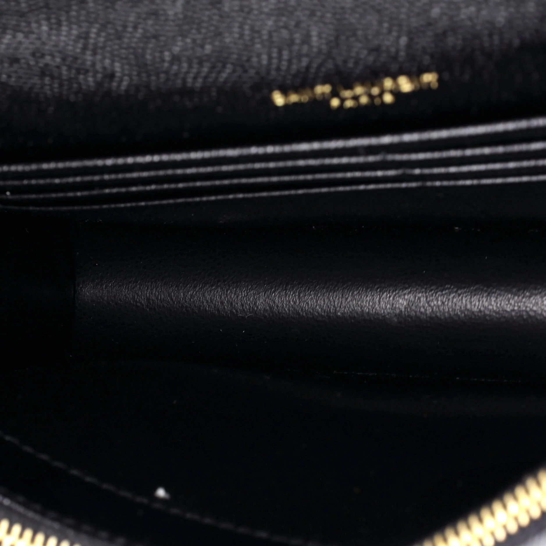 Classic Monogram Wallet on Chain Matelasse Chevron Leather Small - Image 5