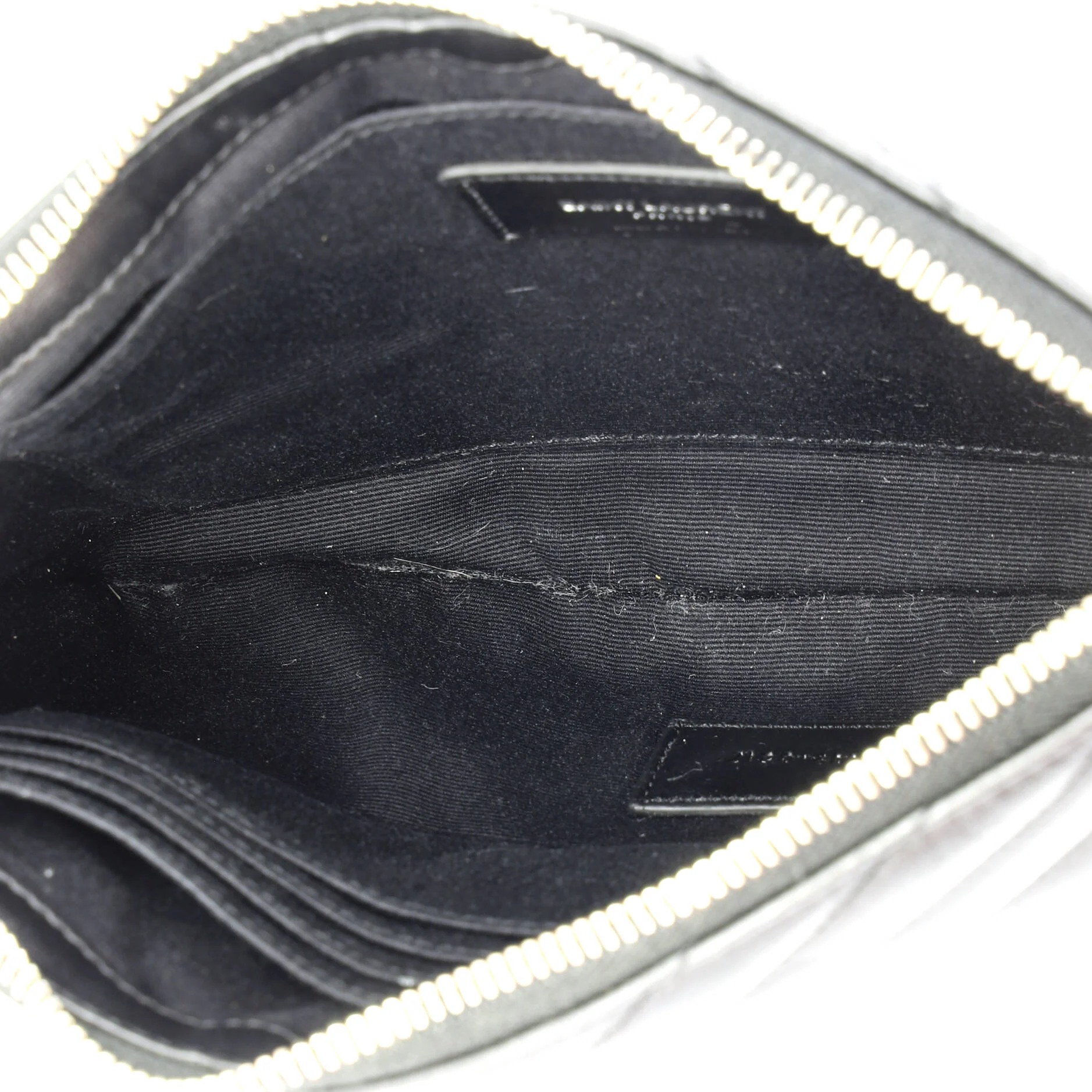 Classic Monogram Wristlet Pouch Matelasse Chevron Leather Small - Image 5