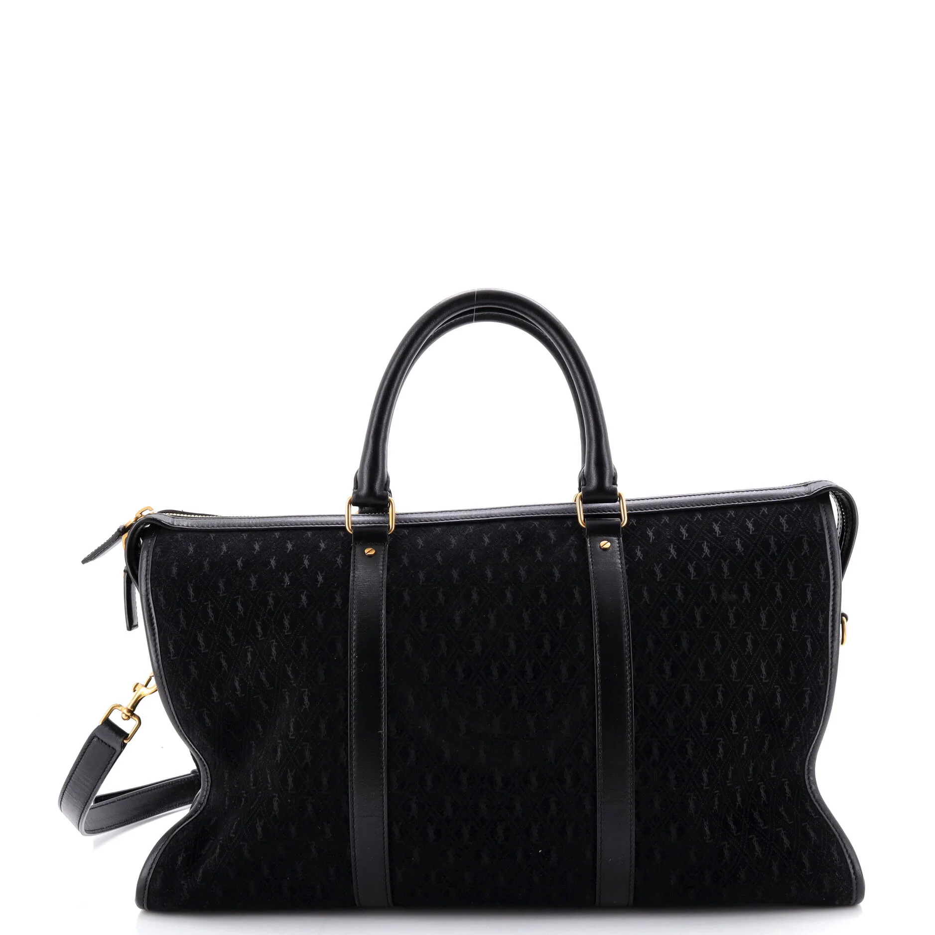 Duffle Bag Monogram All Over Suede Medium