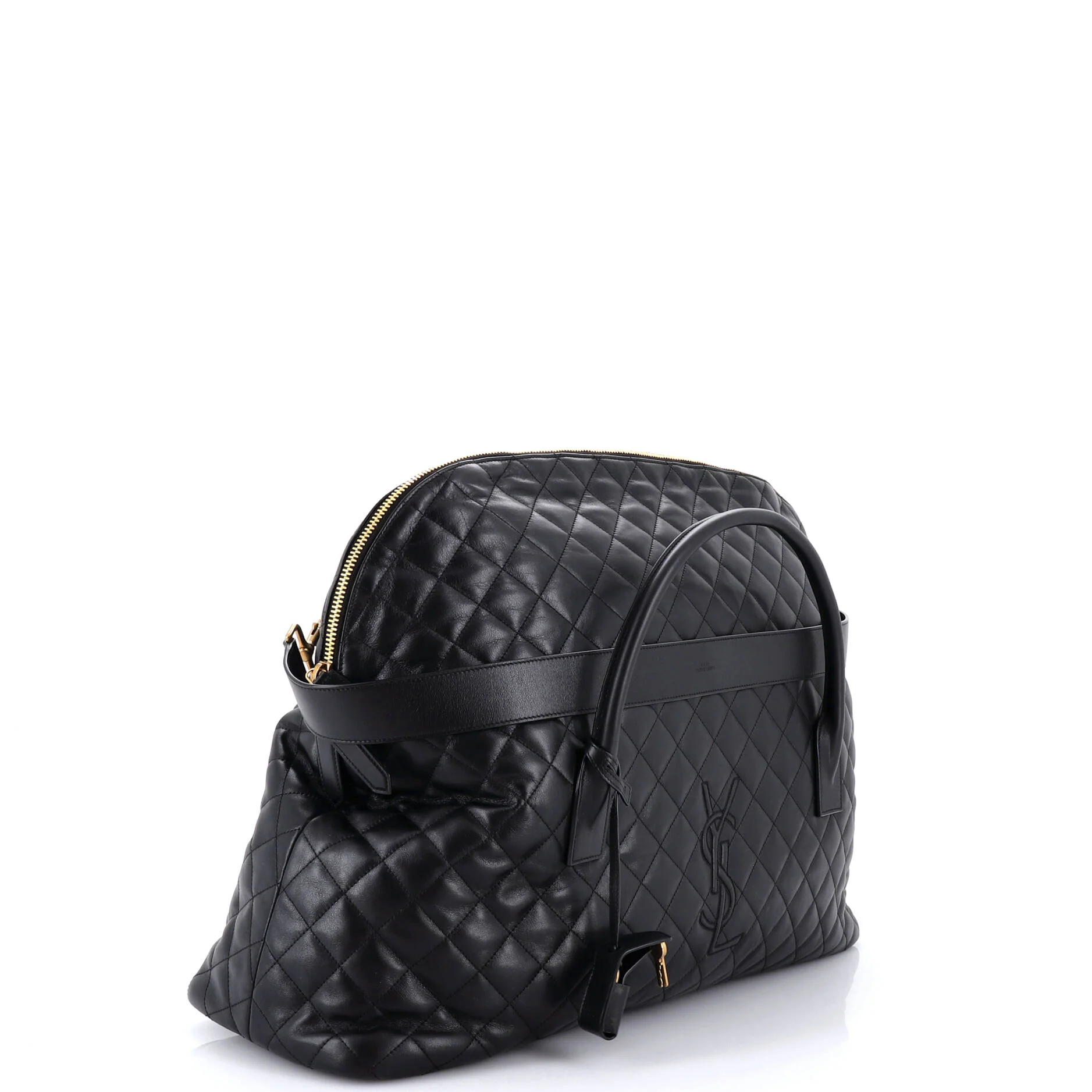 ES Giant Travel Bag Quilted Leather - Image 2
