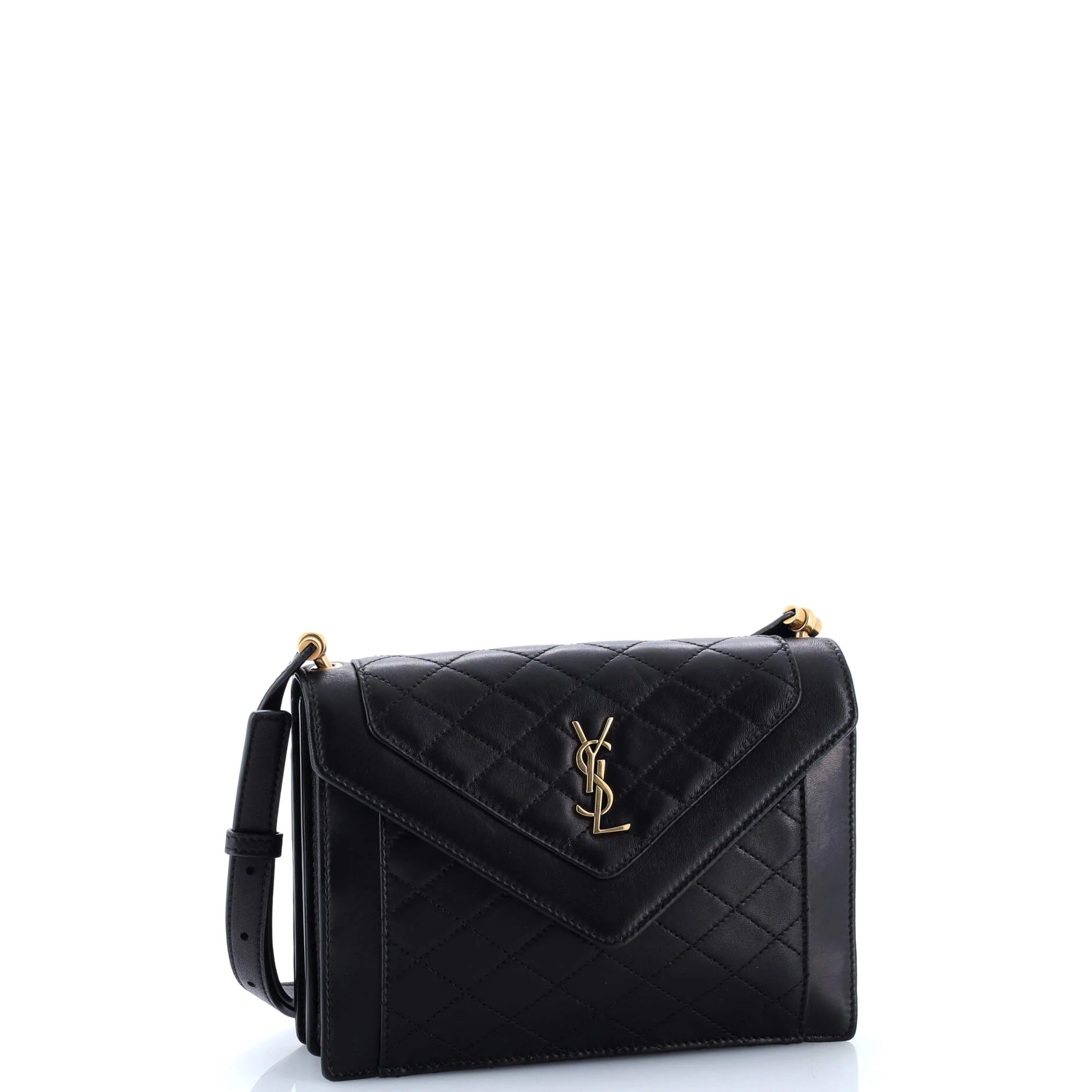 Gaby Envelope Satchel Quilted Leather Mini - Image 2