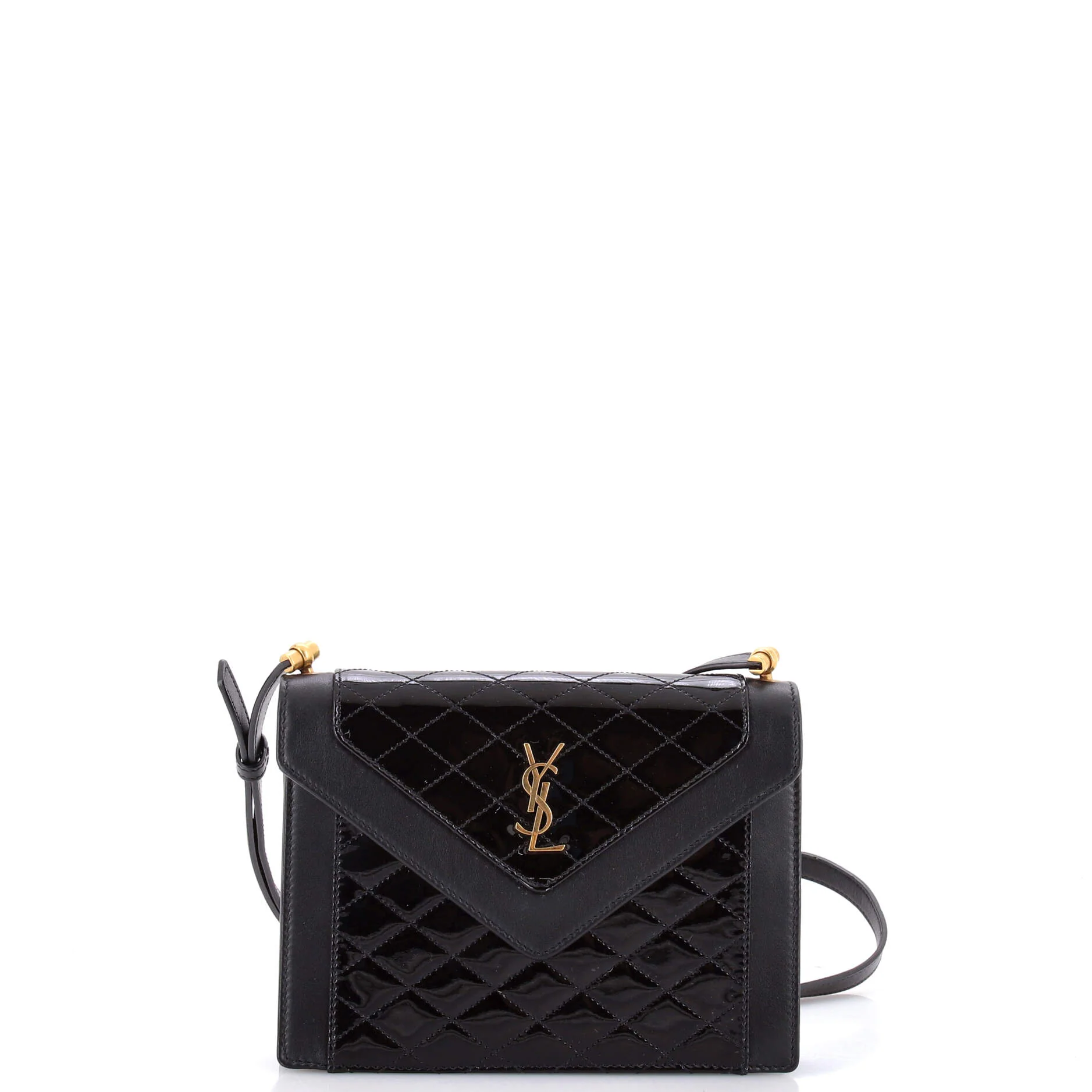 Gaby Envelope Satchel Quilted Leather Mini