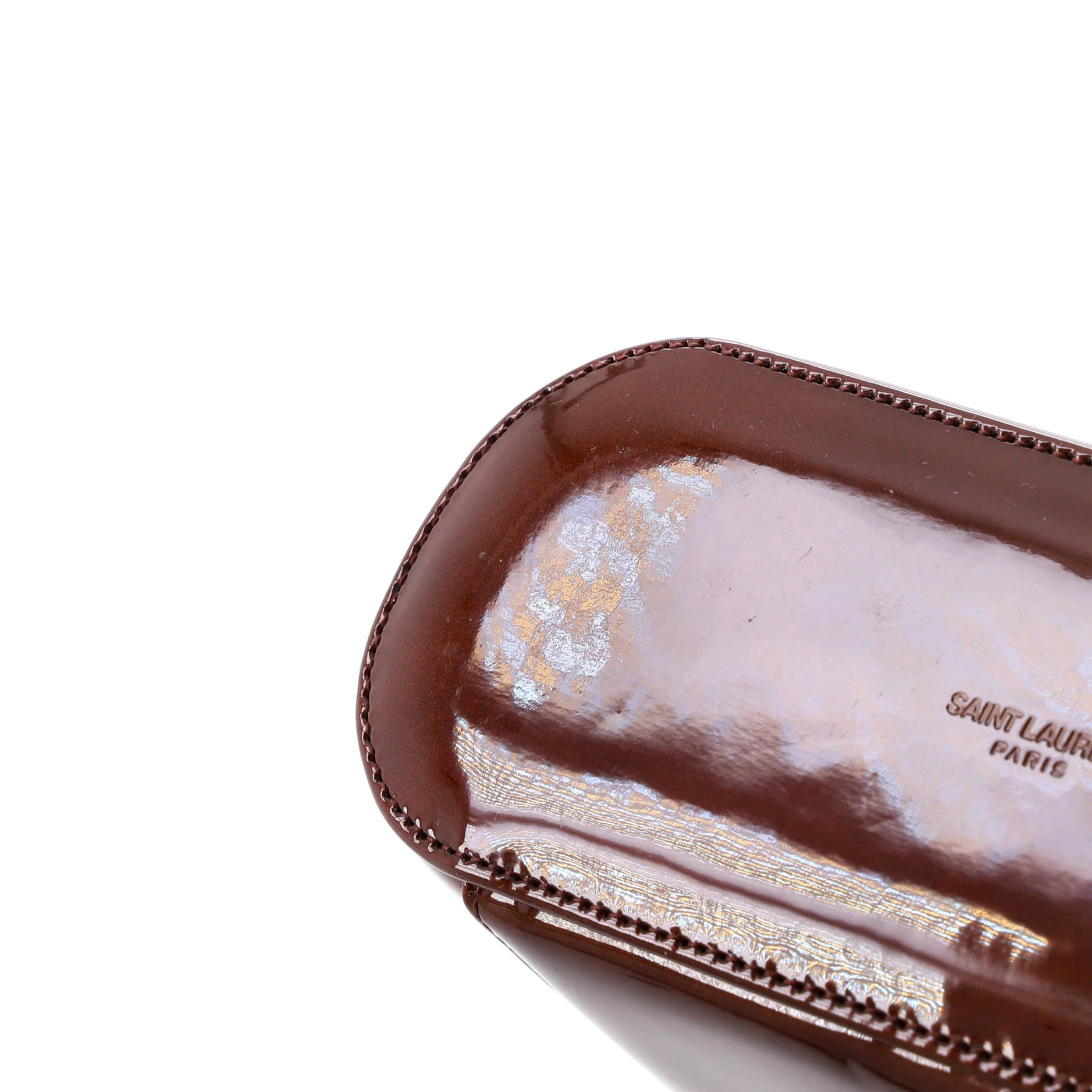 Gaby Zip Around Vanity Bag Patent Mini - Image 6