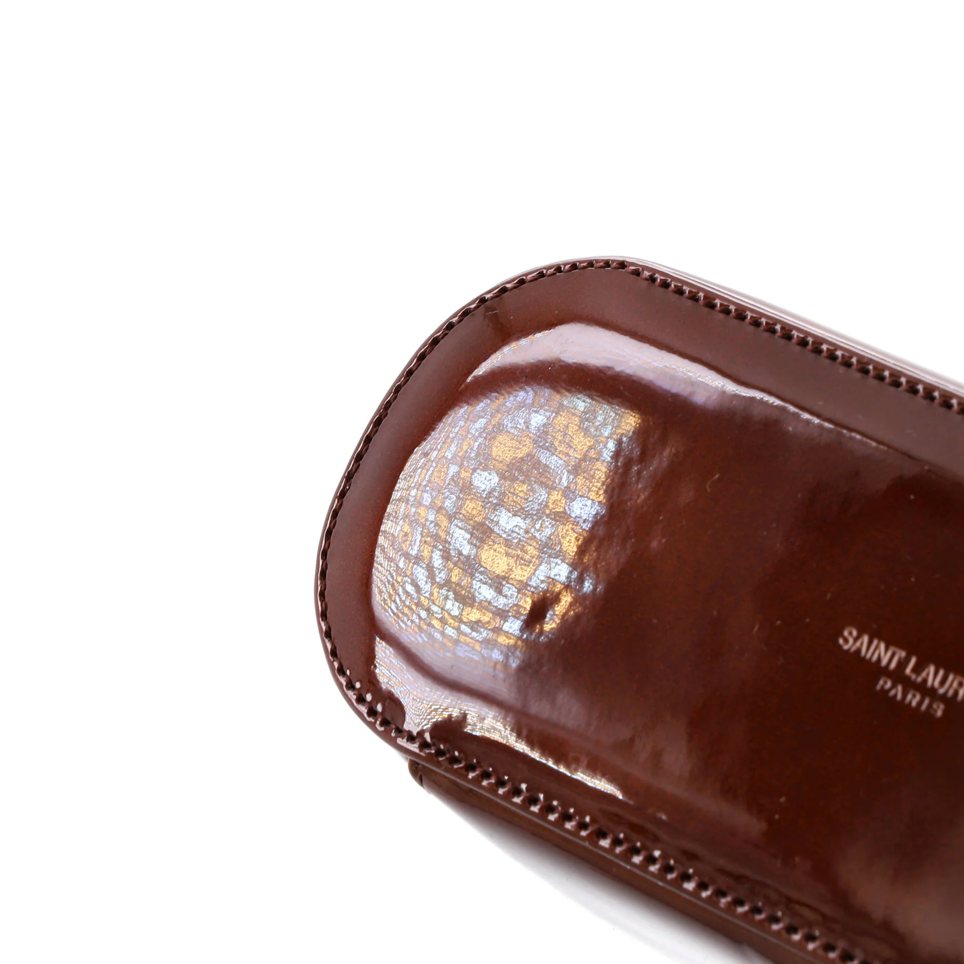 Gaby Zip Around Vanity Bag Patent Mini - Image 8