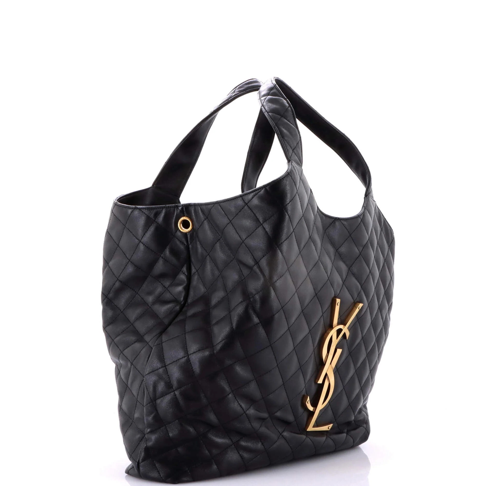 Icare Shopping Tote Quilted Leather Maxi - Image 3