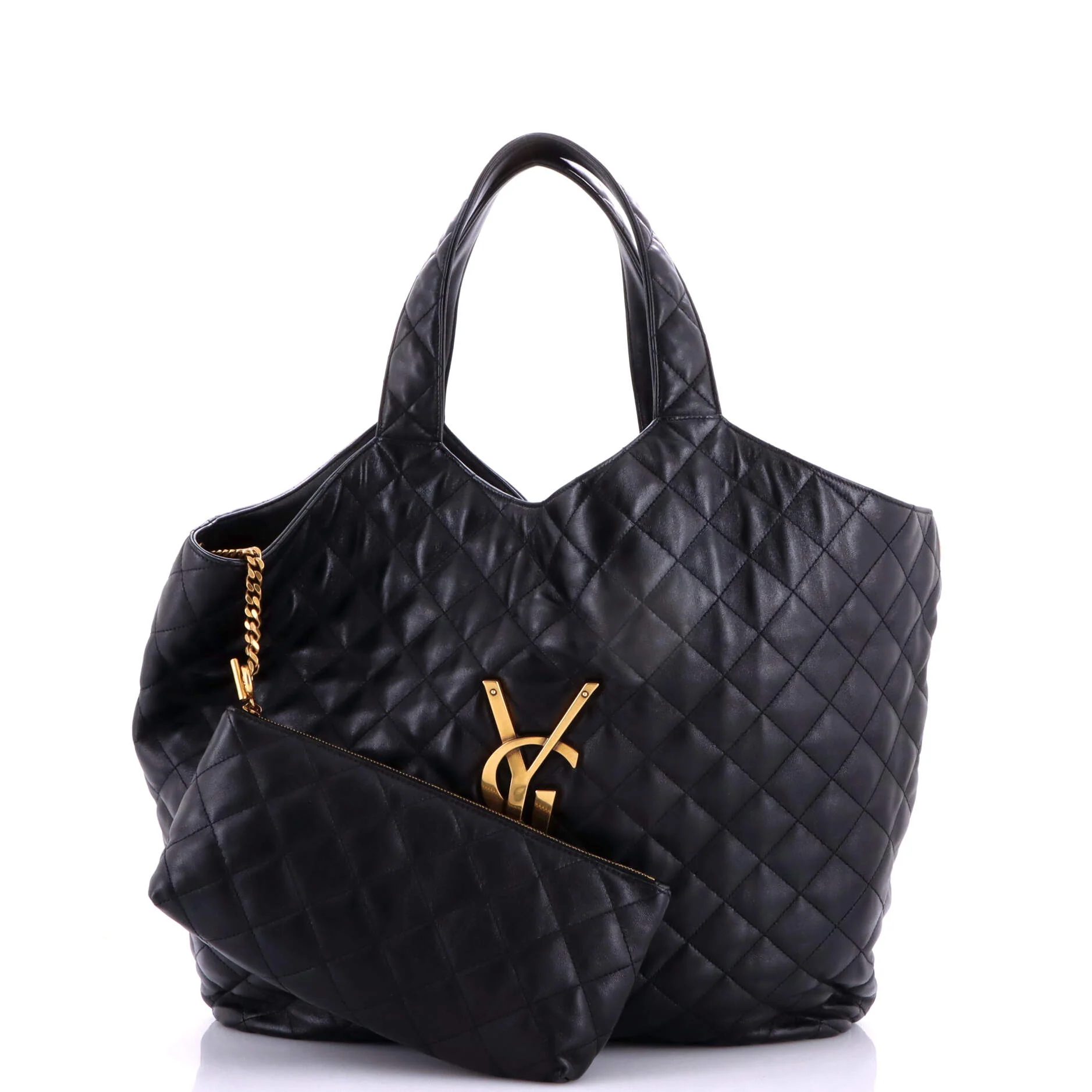 Icare Shopping Tote Quilted Leather Maxi - Image 2