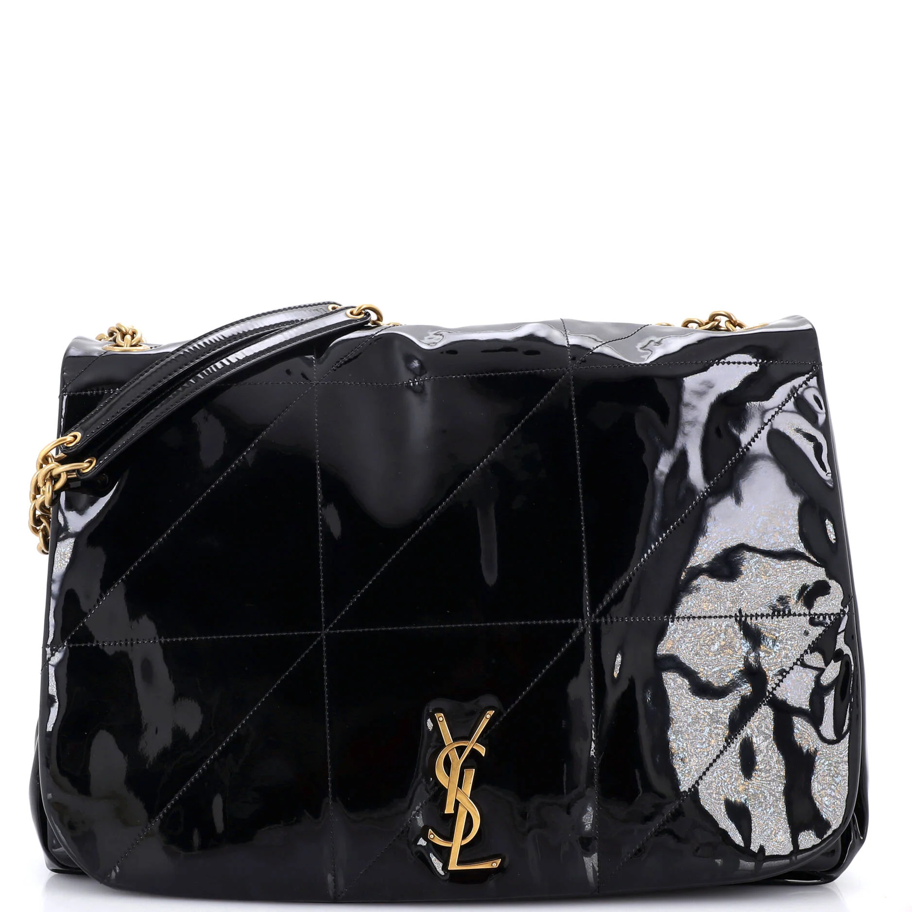 Jamie 4.3 Shoulder Bag Quilted Patent Large