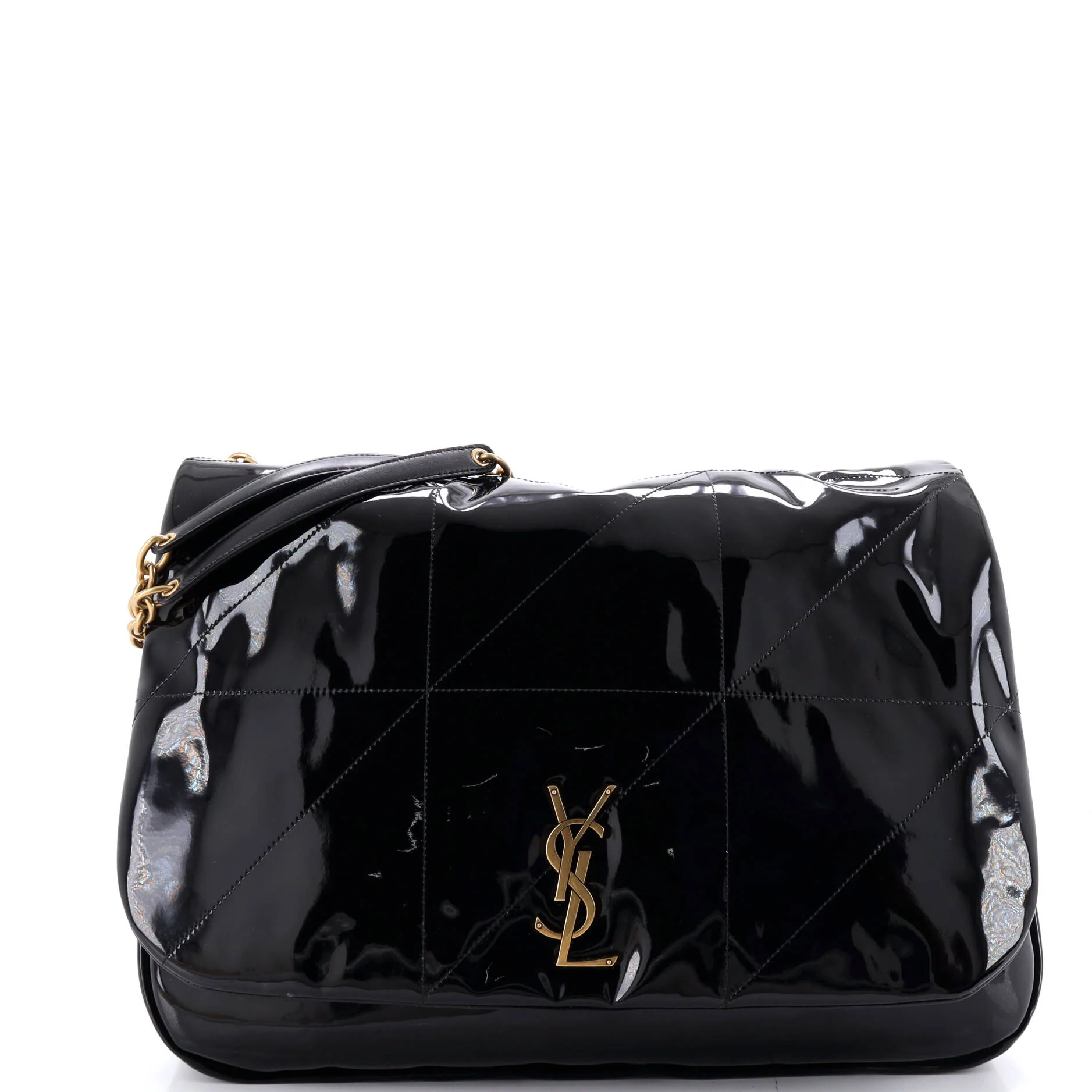 Jamie 4.3 Shoulder Bag Quilted Patent Large