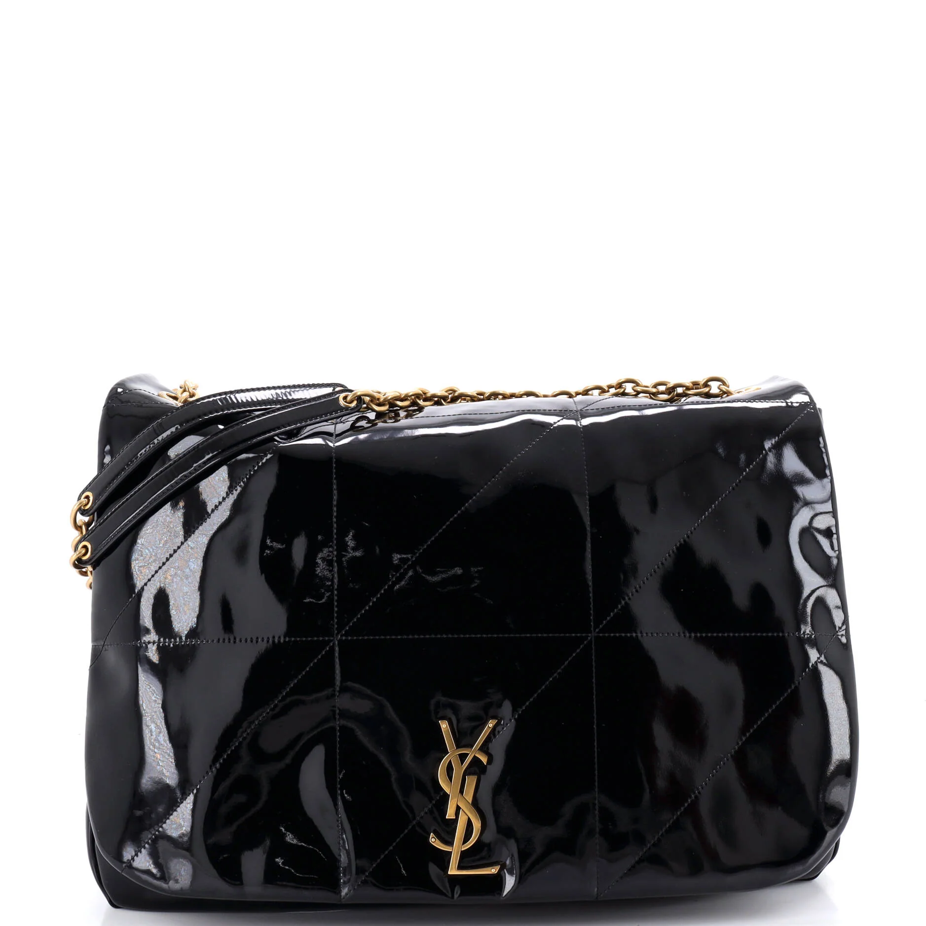 Jamie 4.3 Shoulder Bag Quilted Patent Large
