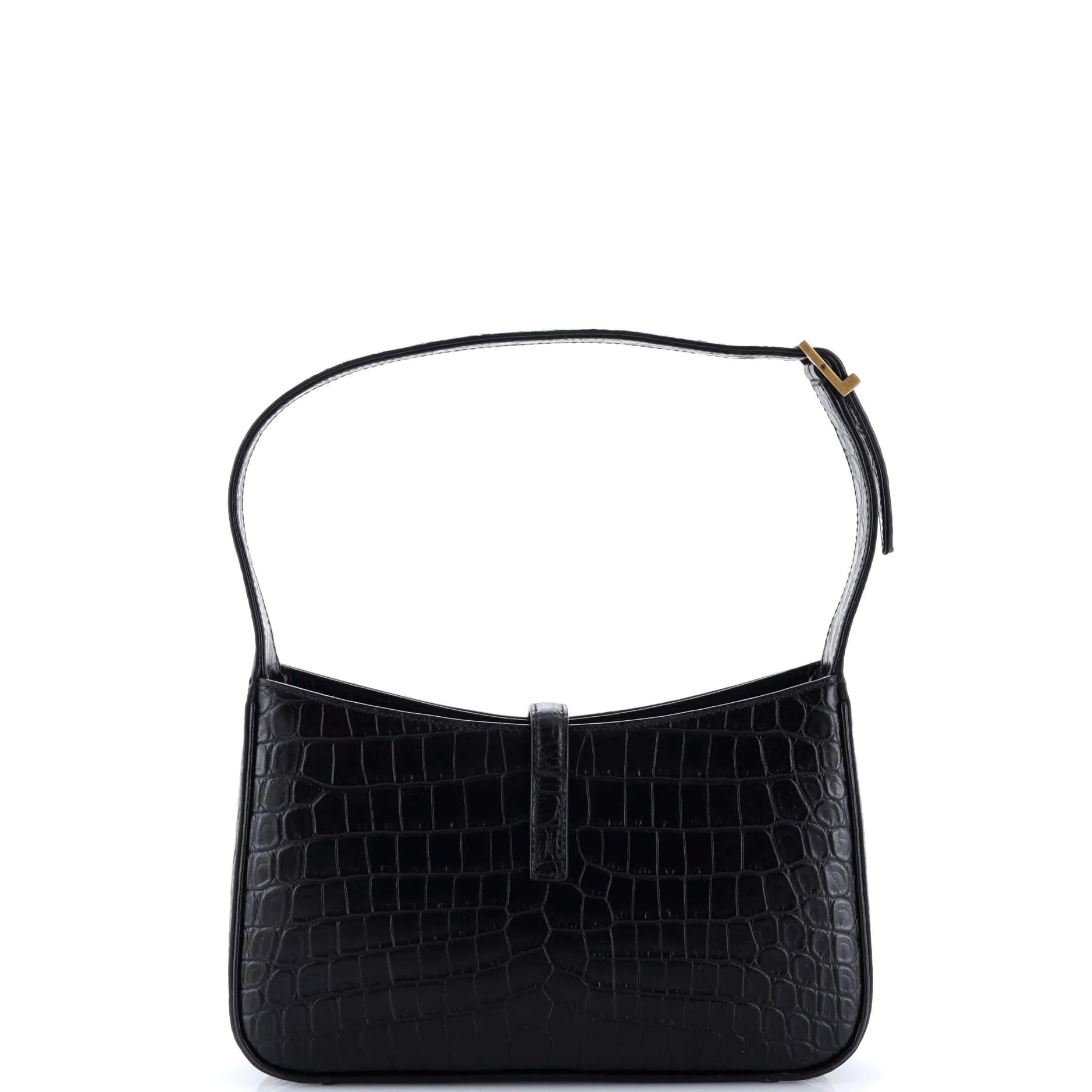 Le 5 a 7 Hobo Crocodile Embossed Leather Small - Image 3
