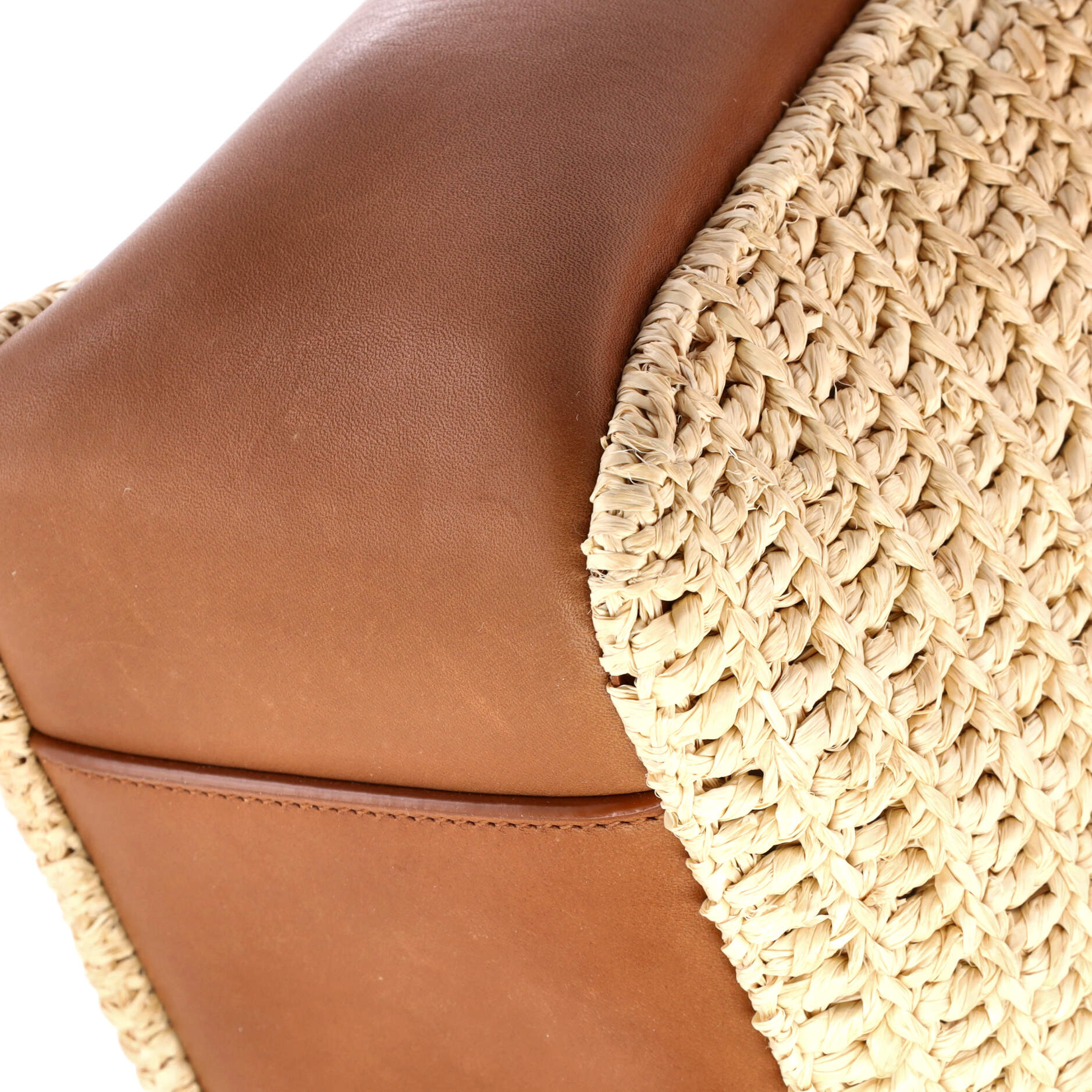 Le 5 a 7 Supple Hobo Raffia and Leather Small - Image 7
