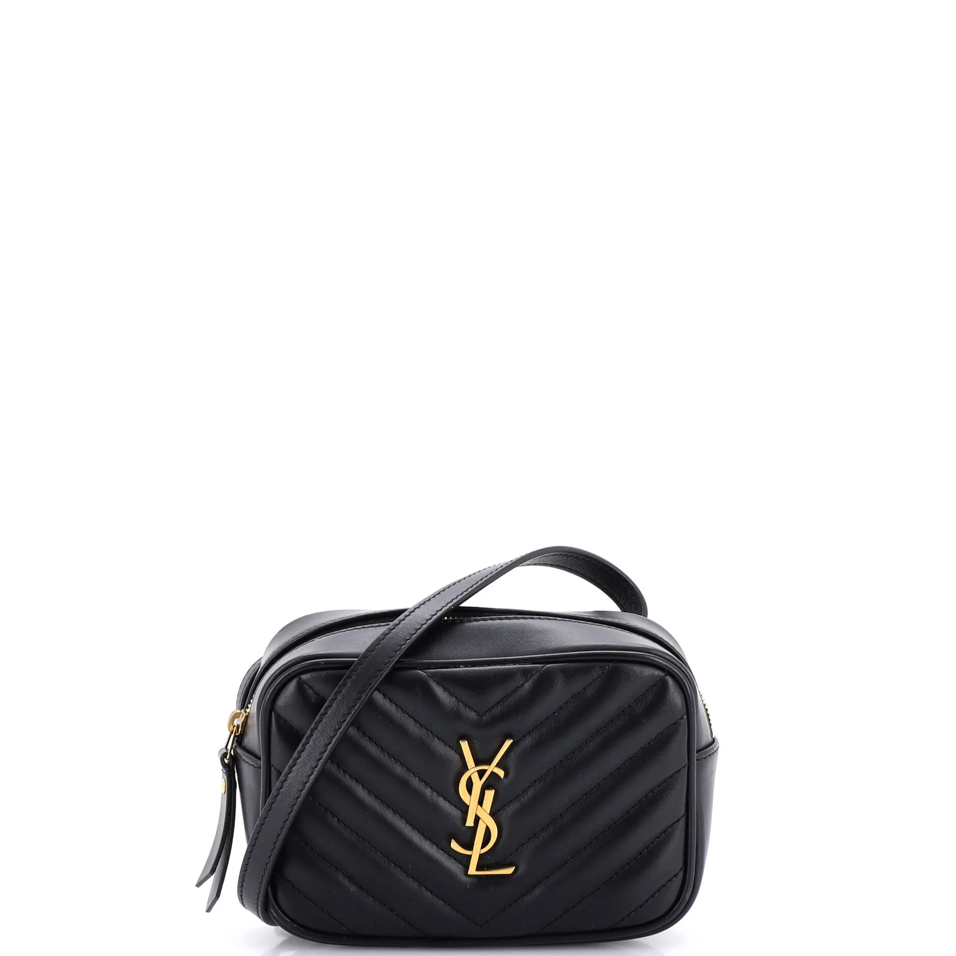 Lou Belt Bag Matelasse Chevron Leather